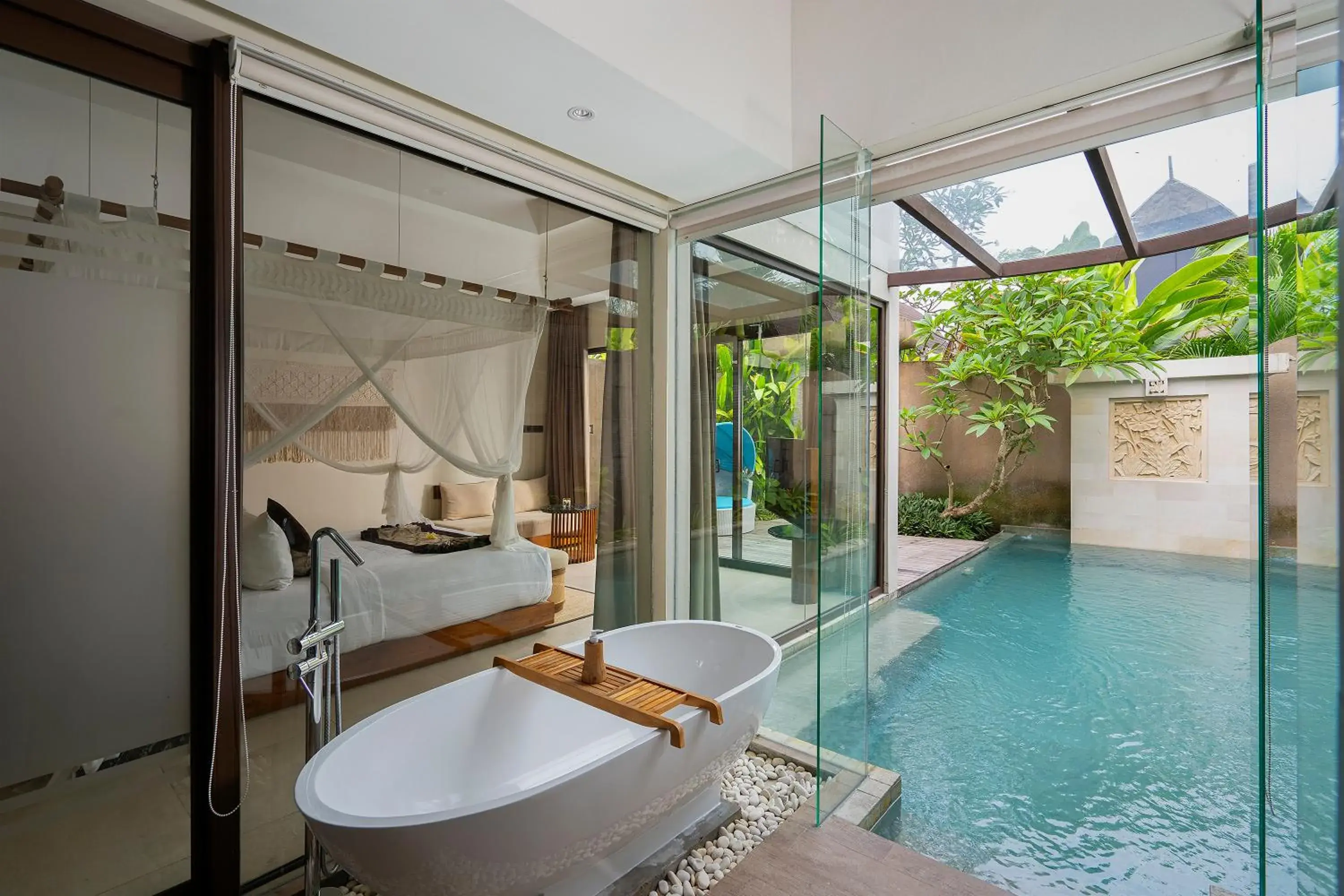 Swimming pool in Lalasa Villas Canggu Swimming pool in Lalasa Villas Canggu