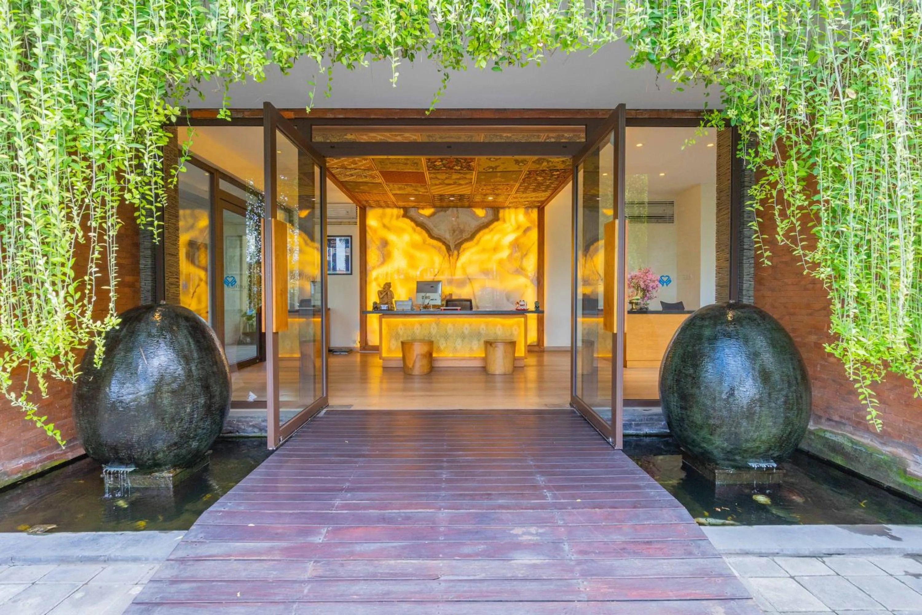 Lobby or reception in Lalasa Villas Canggu