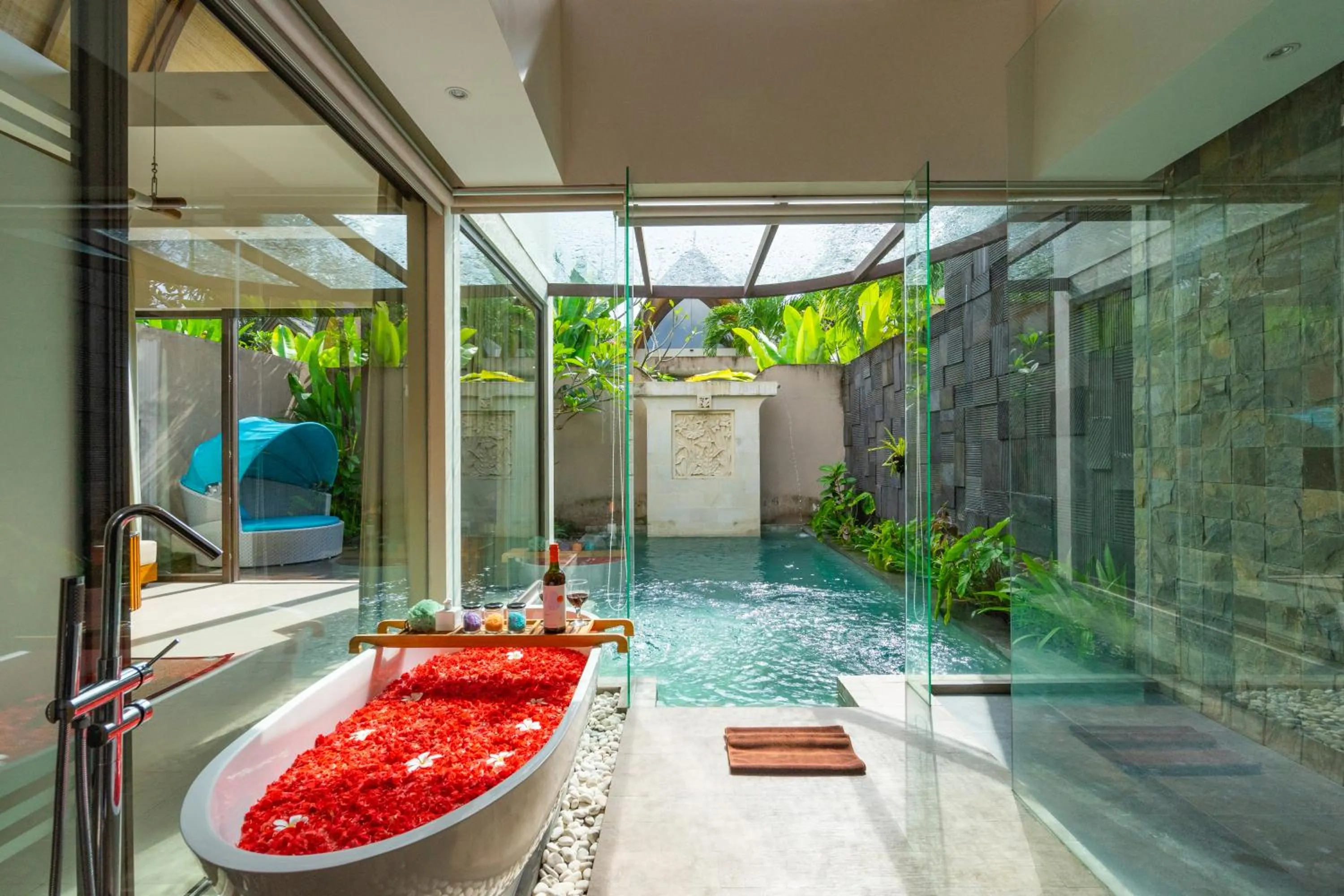 Bath in Lalasa Villas Canggu