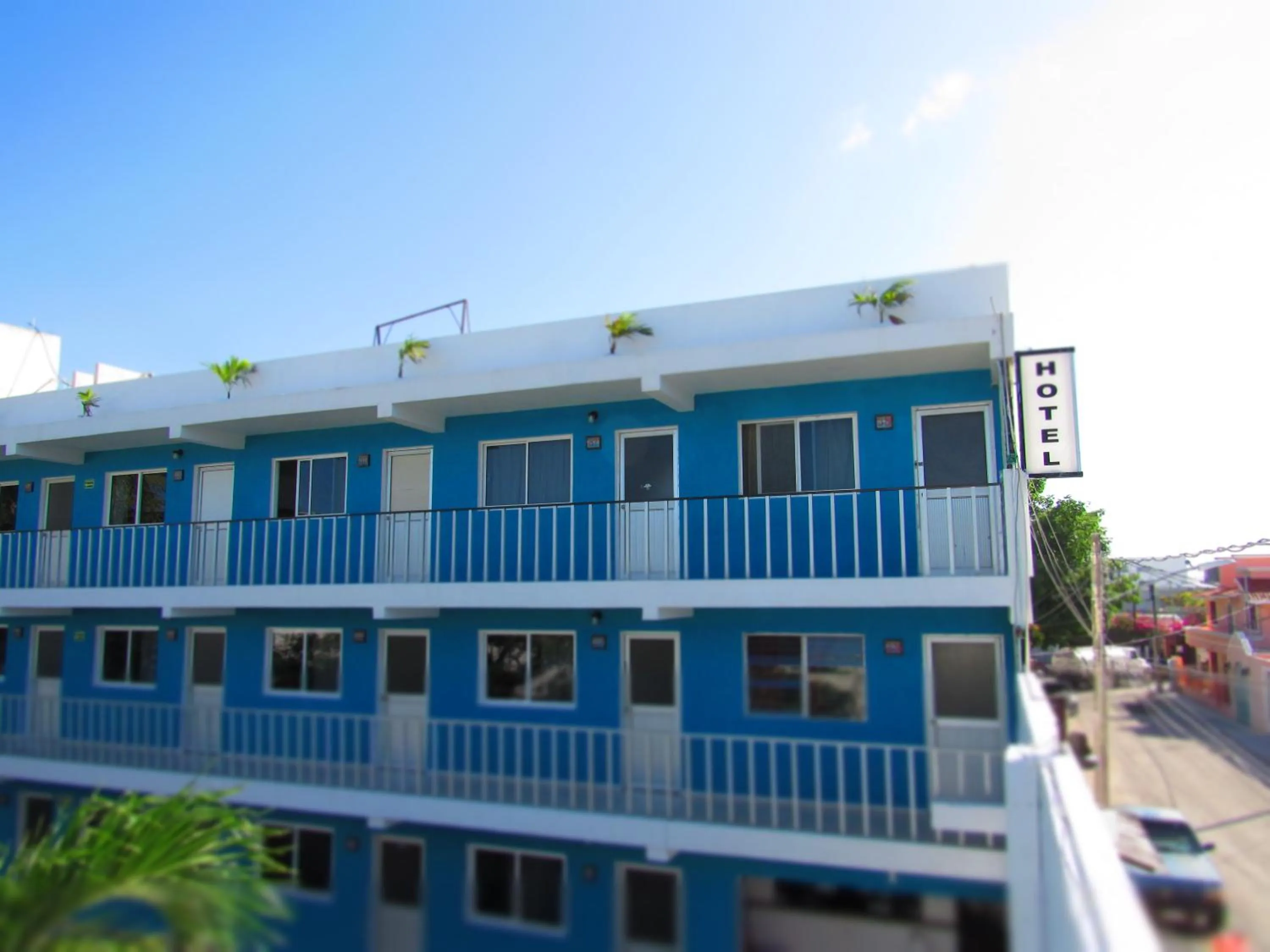 Property building in Blue Coconut Cancun Hotel