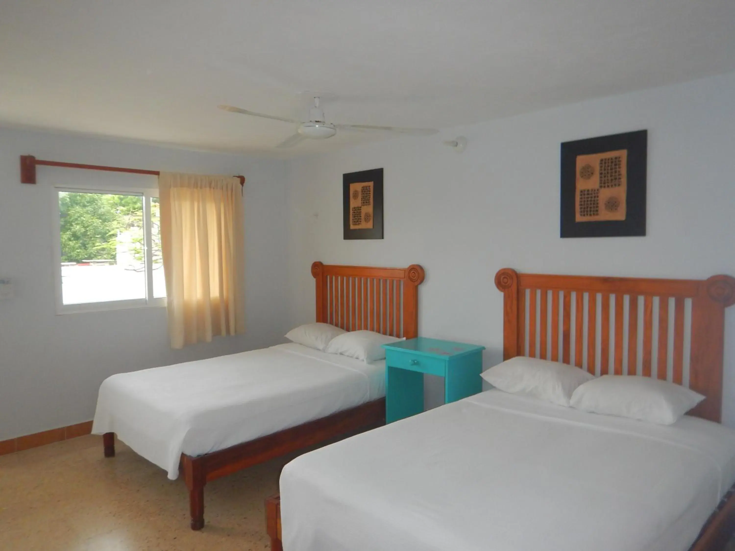 Bed in Blue Coconut Cancun Hotel Bed in Blue Coconut Cancun Hotel