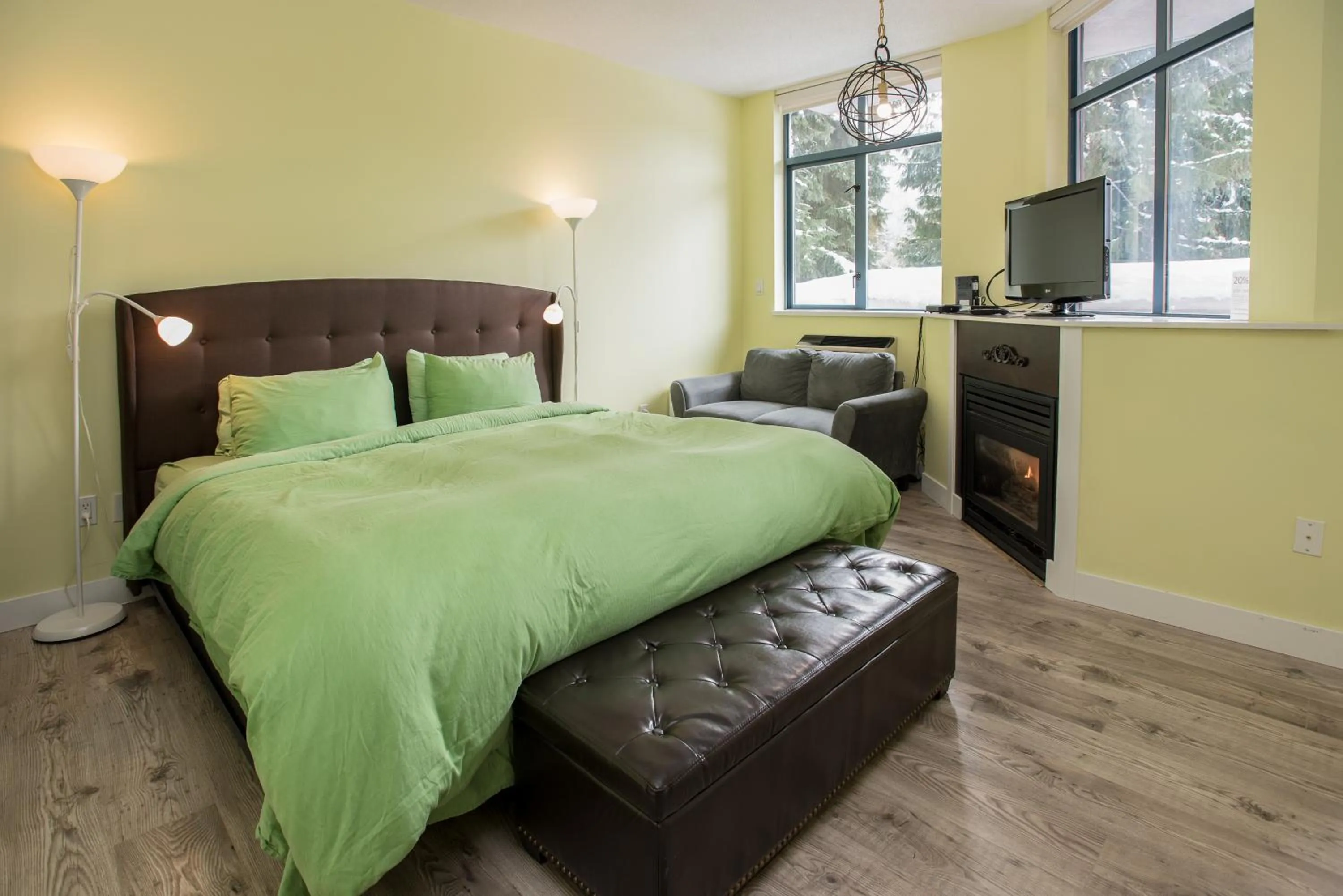 Bed in Alpenglow Lodge by Bill