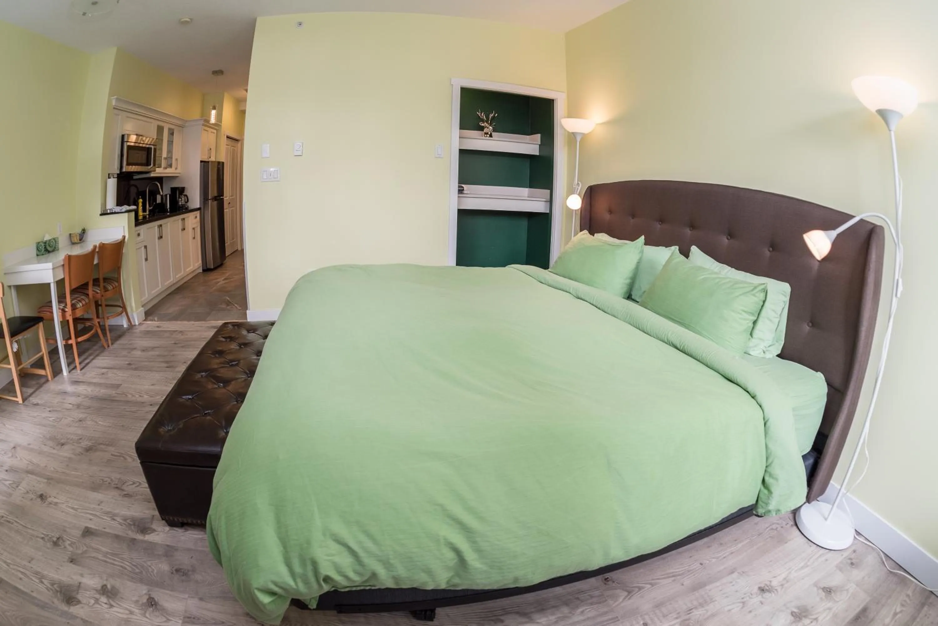 Bed in Alpenglow Lodge by Bill