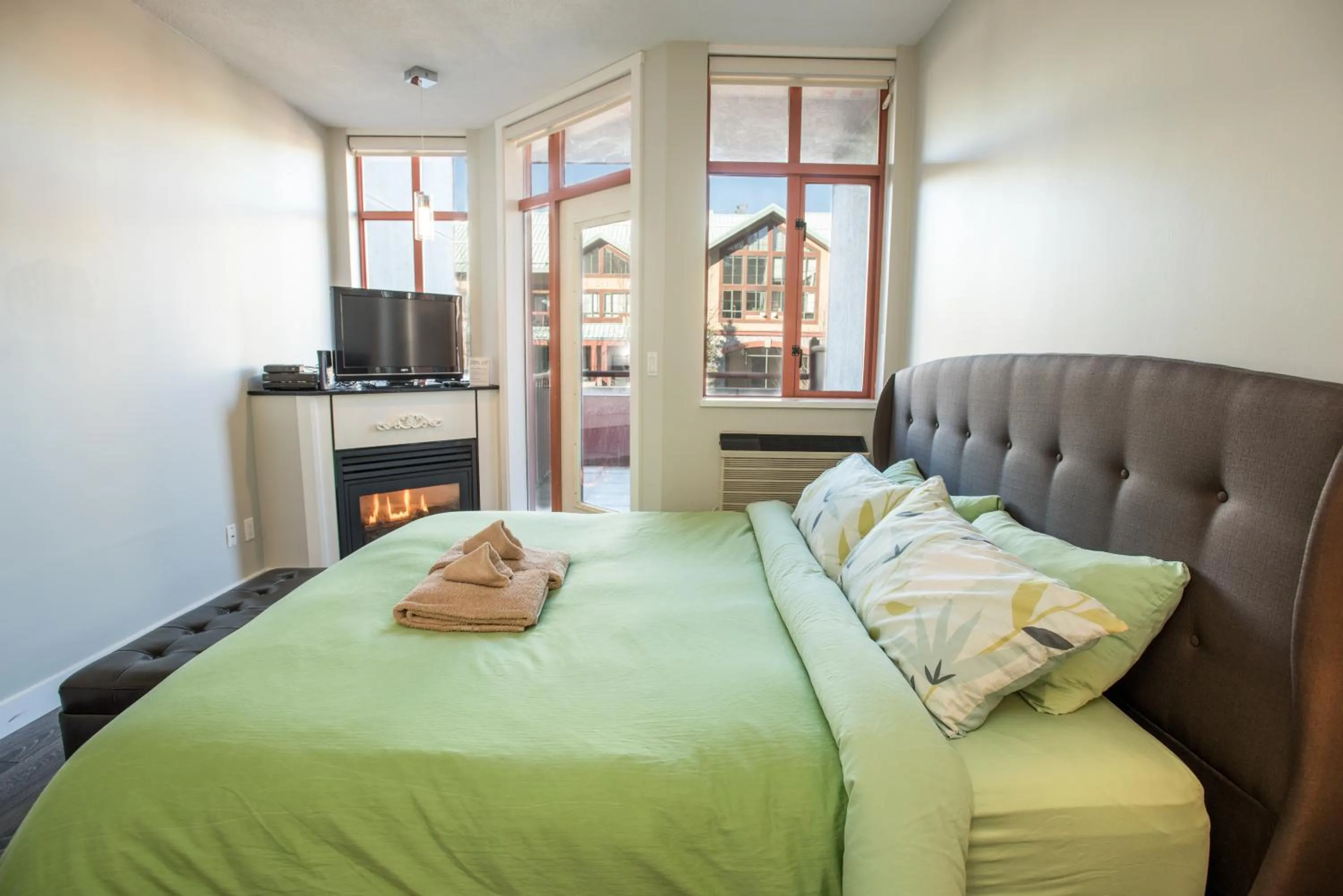 Bed in Alpenglow Lodge by Bill