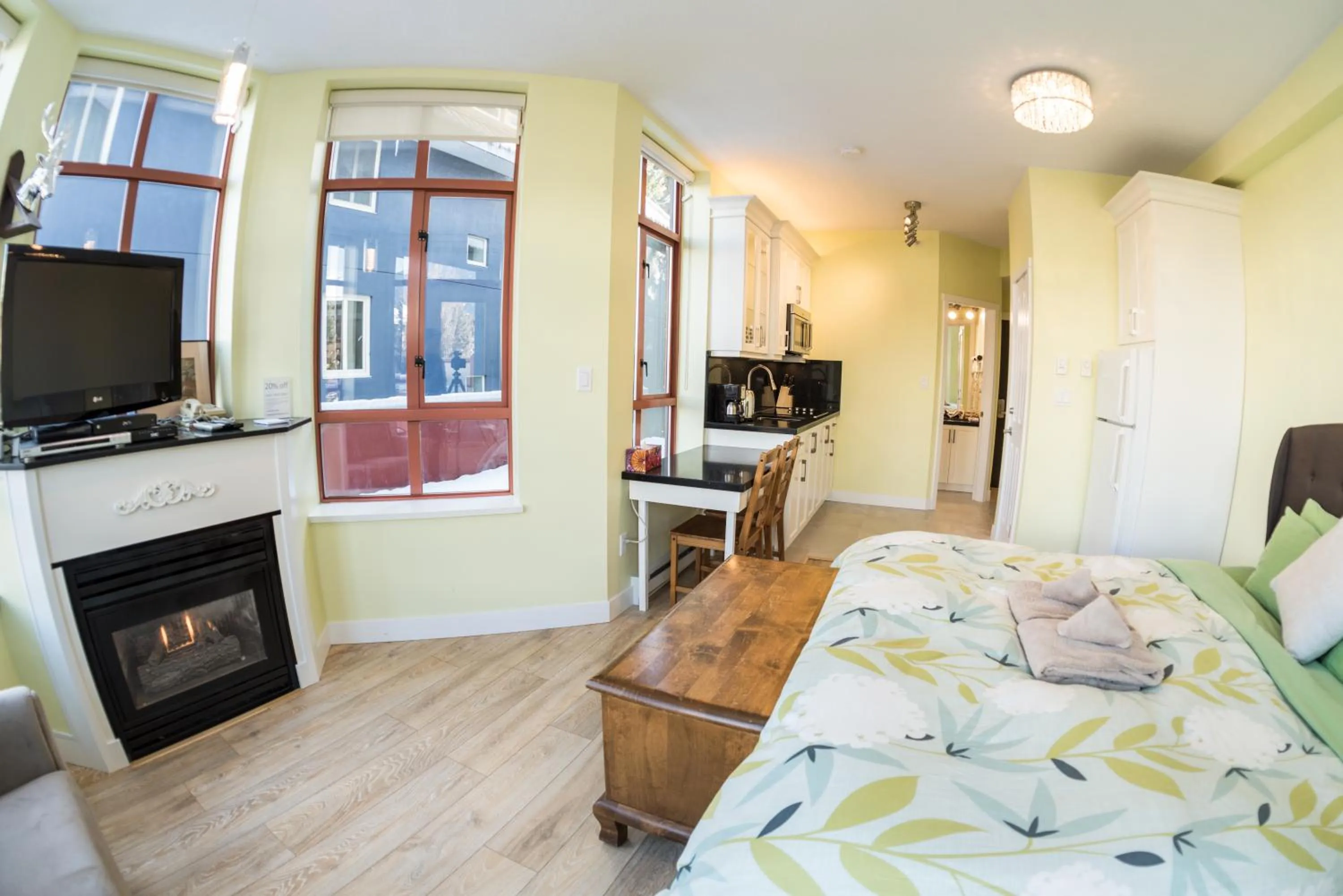 Bed in Alpenglow Lodge by Bill