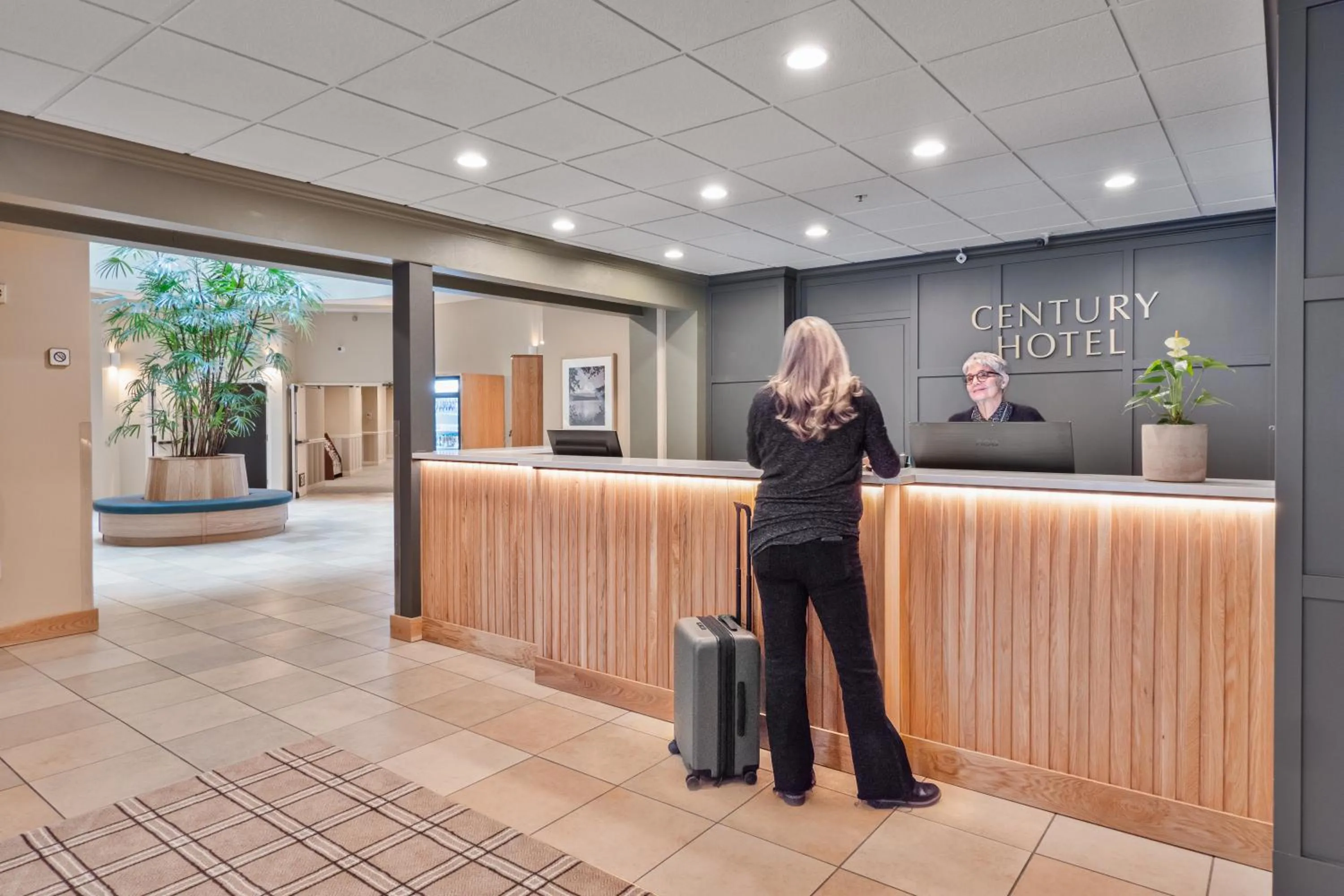 Lobby or reception in Century Hotel