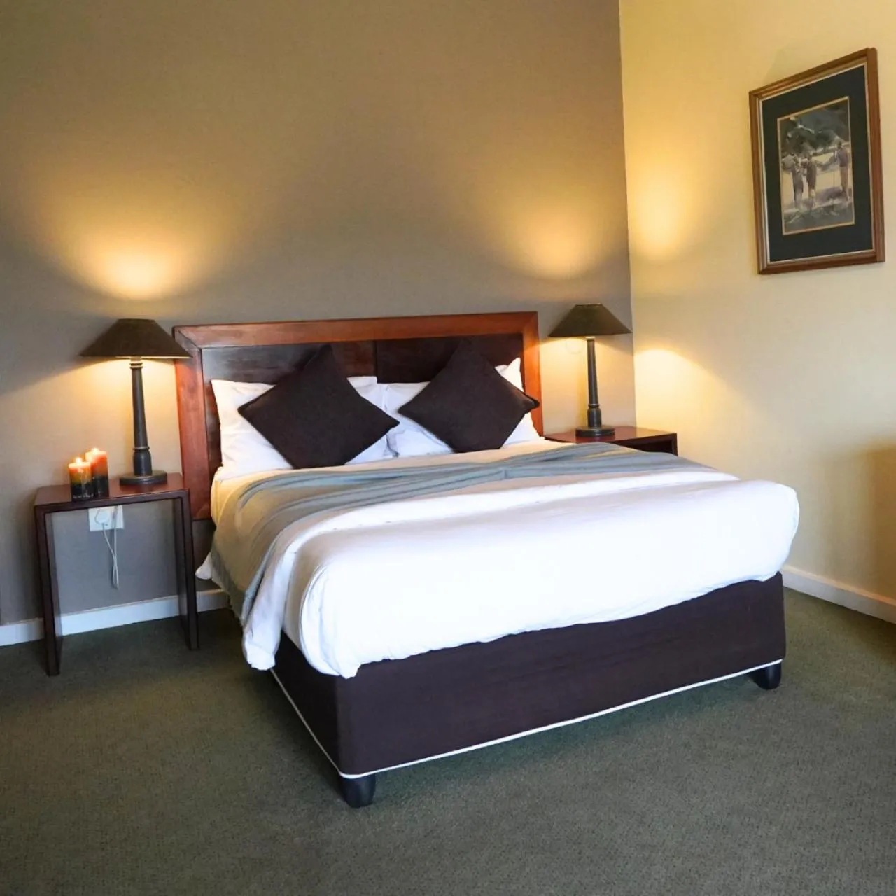 Bed in Magoebaskloof Hotel