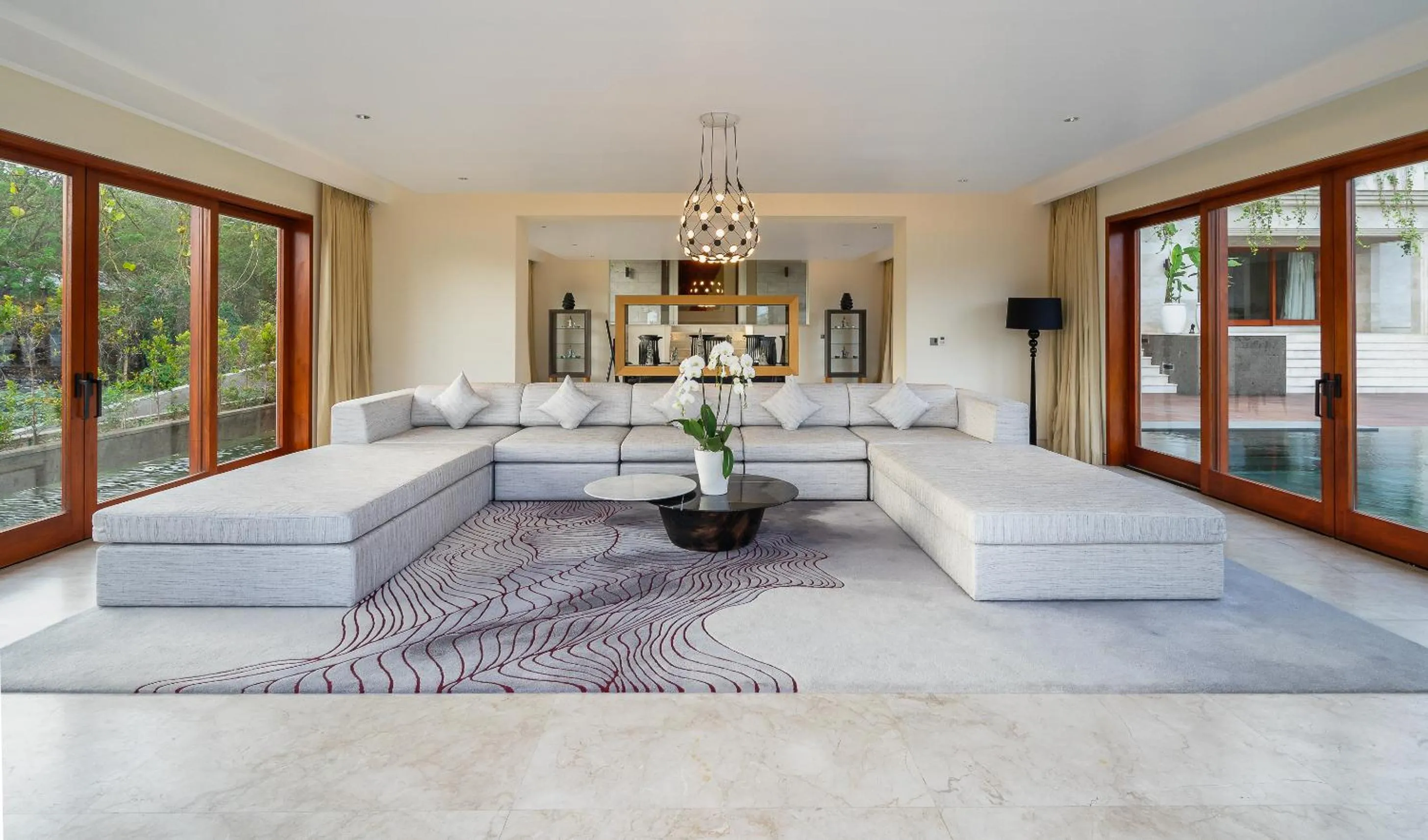 Seating area in The Edge Bali