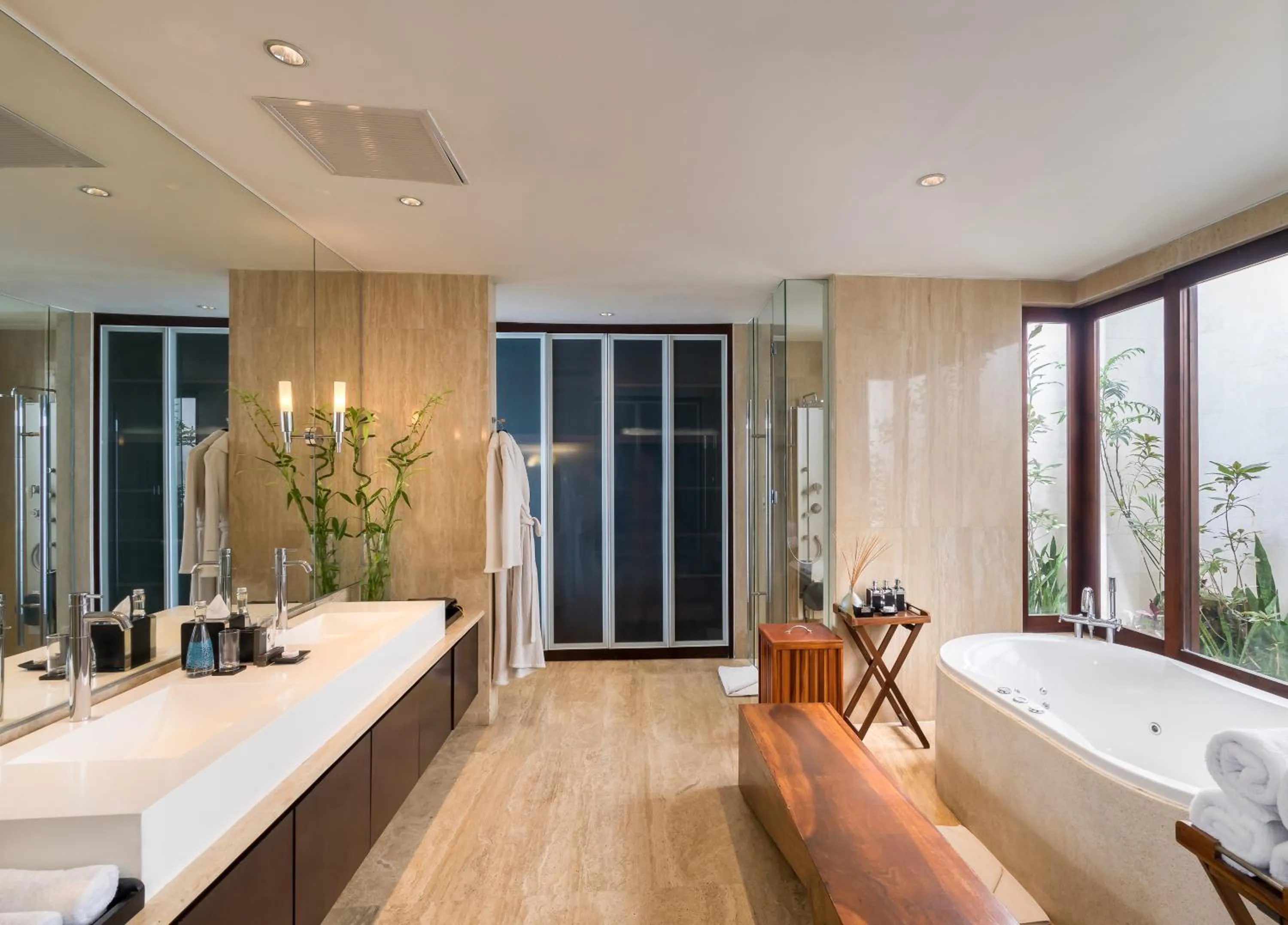 Bathroom, Bed in The Edge Bali