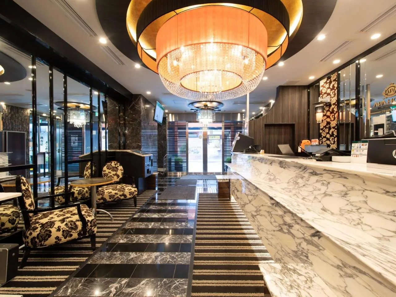 Lobby or reception in APA Hotel TKP Tokyo Nishi-Kasai