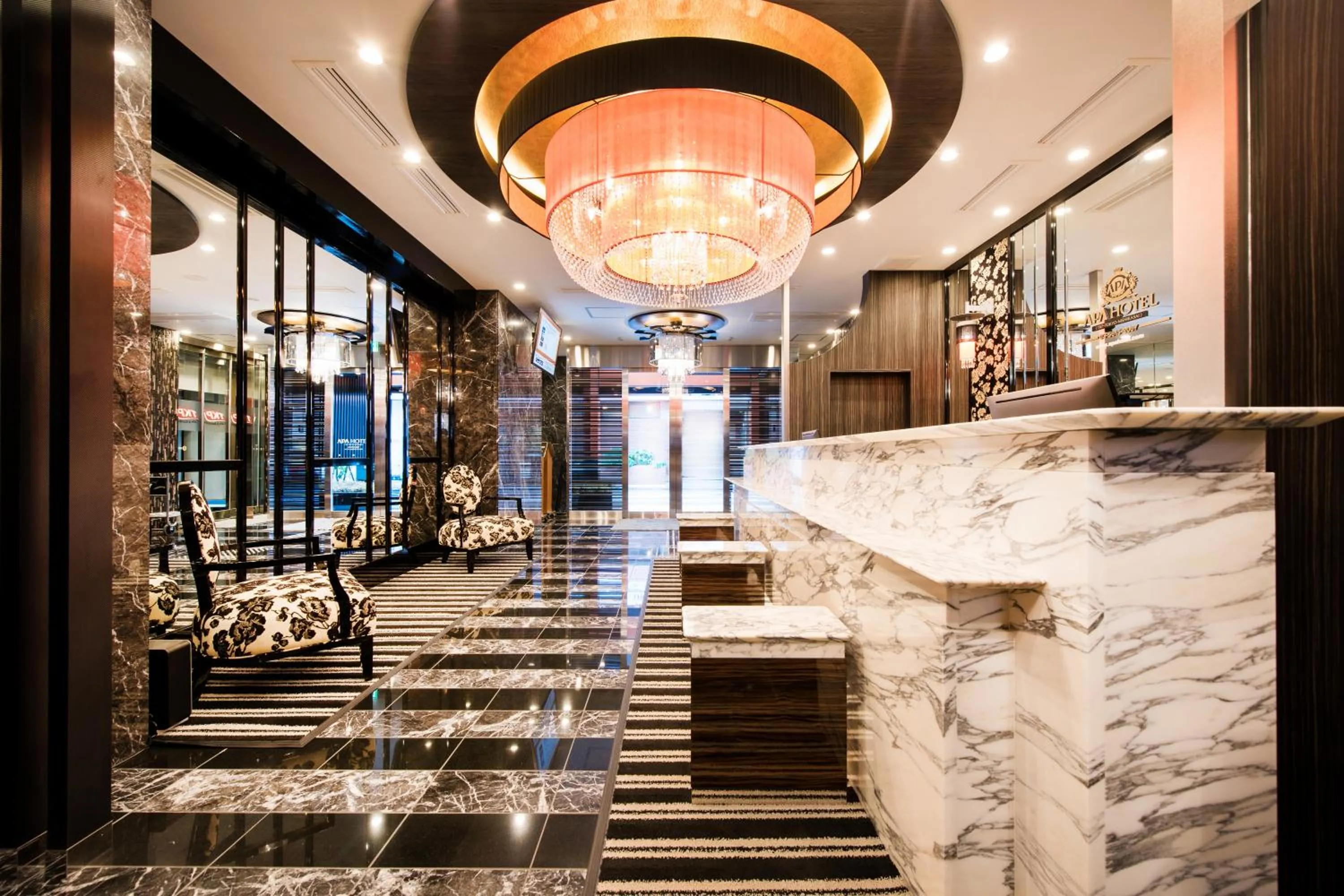 Lobby or reception in APA Hotel TKP Tokyo Nishi-Kasai