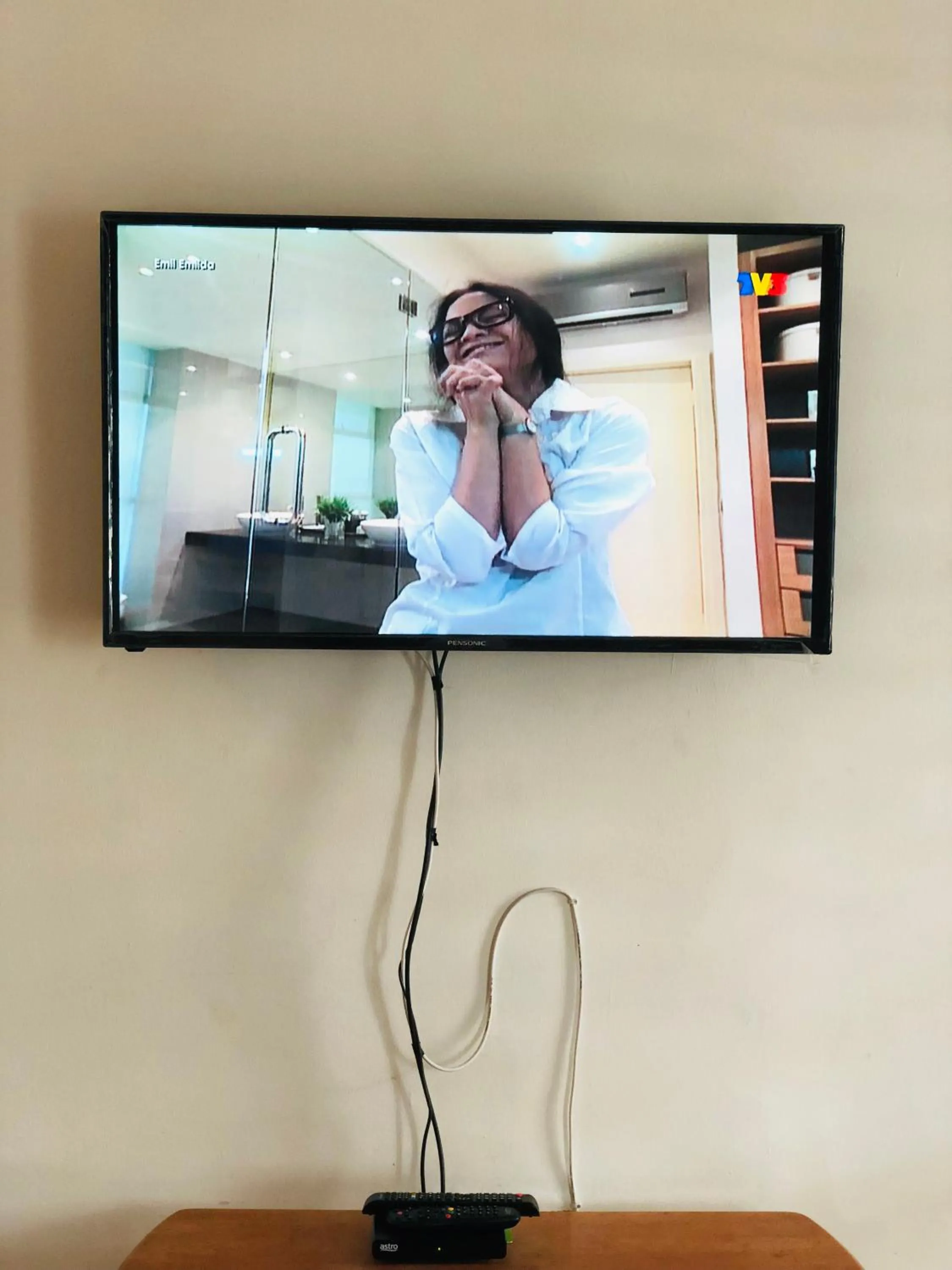 Communal lounge/ TV room in Homestay Cahaya 1 Seri Iskandar