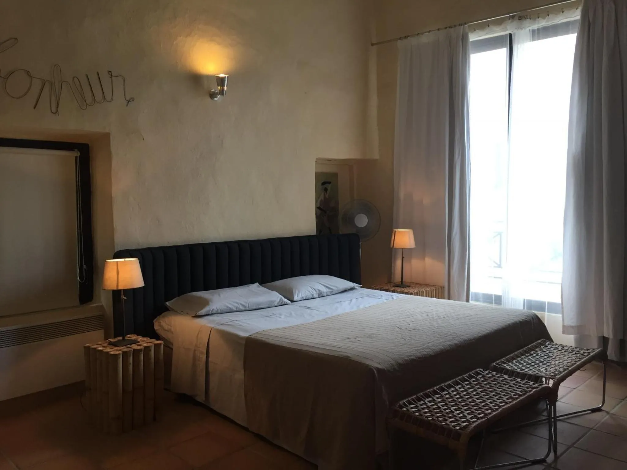 Bed in B&B Villa des Muses