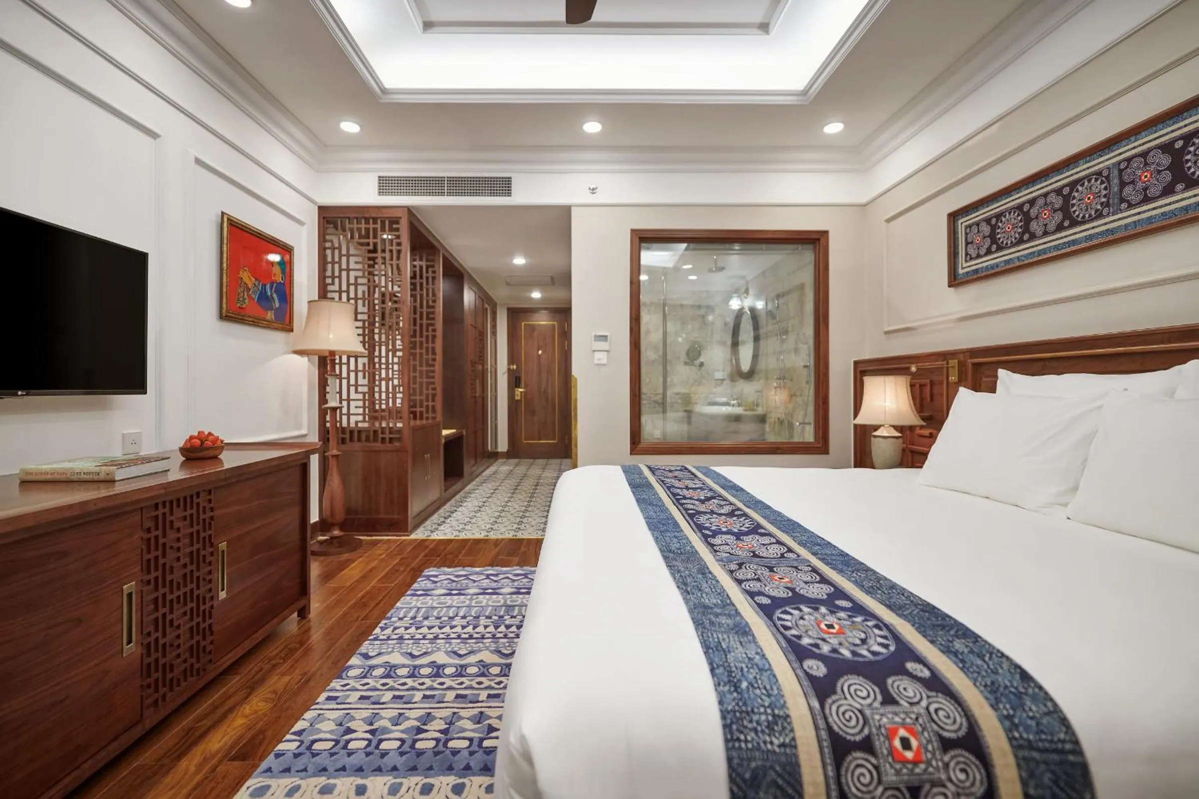 Floor plan, Bed in Silk Path Grand Sapa Resort & Spa