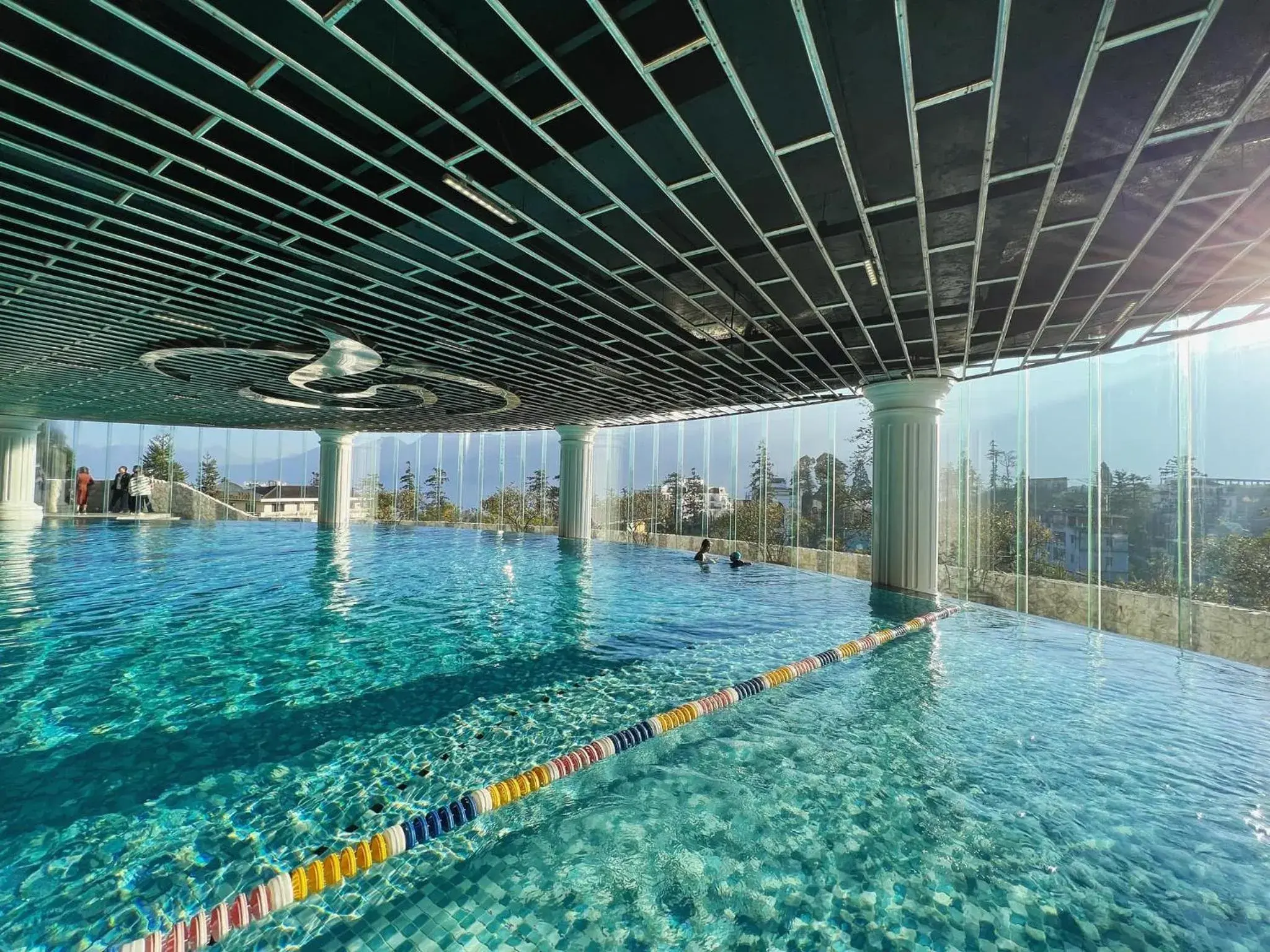 Pool view in Silk Path Grand Sapa Resort & Spa Pool view in Silk Path Grand Sapa Resort & Spa