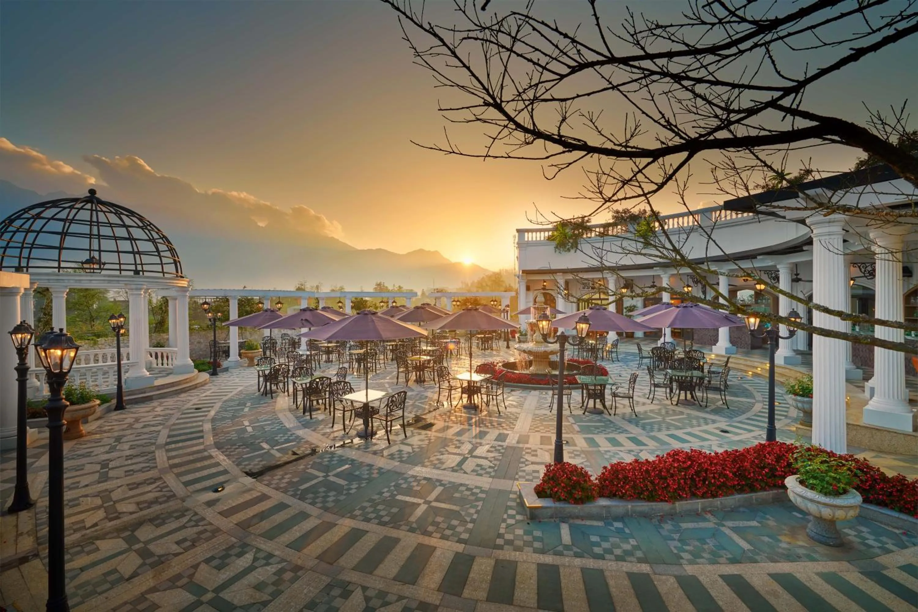 Sunset in Silk Path Grand Sapa Resort & Spa