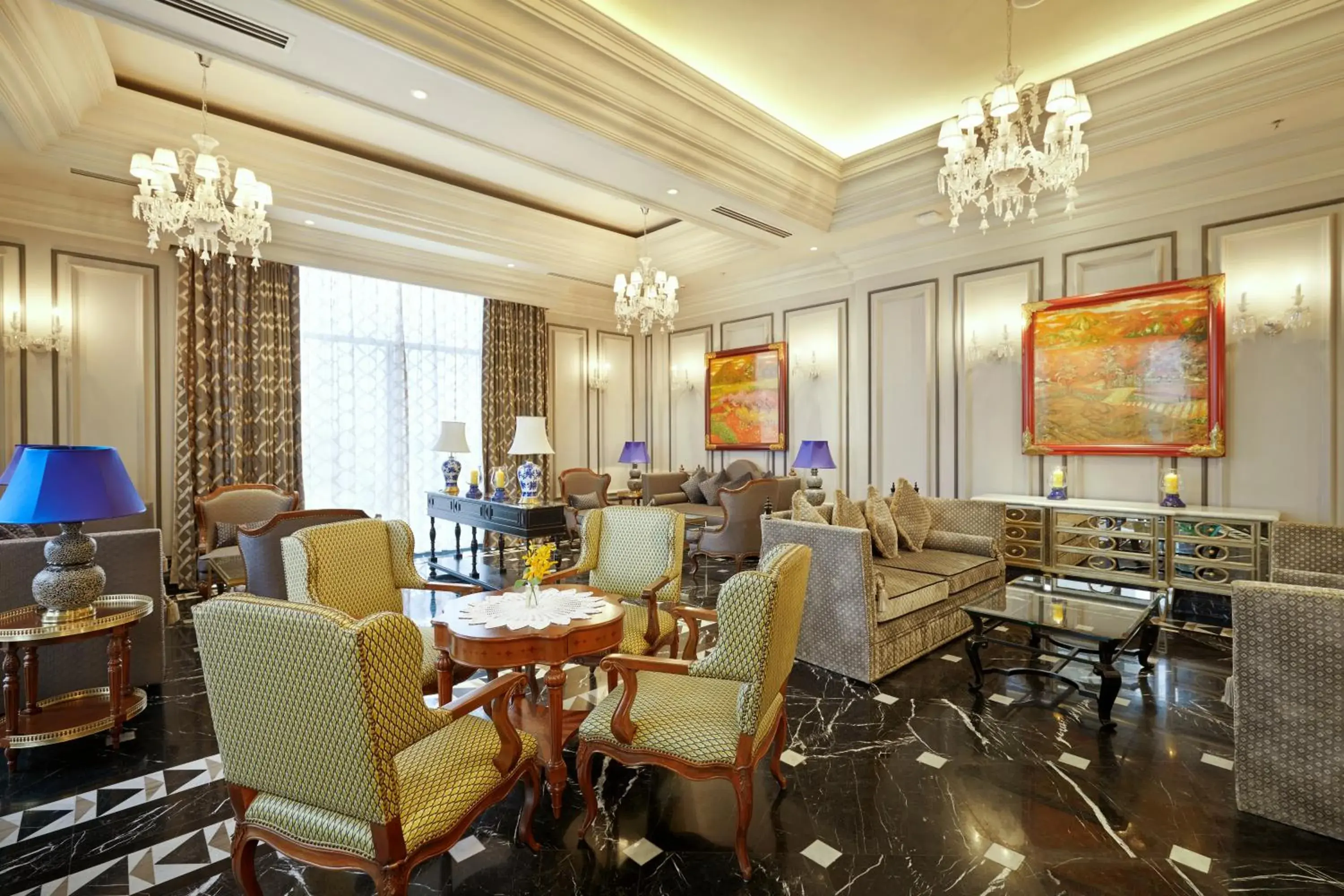 Lobby or reception in Silk Path Grand Sapa Resort & Spa Lobby or reception in Silk Path Grand Sapa Resort & Spa