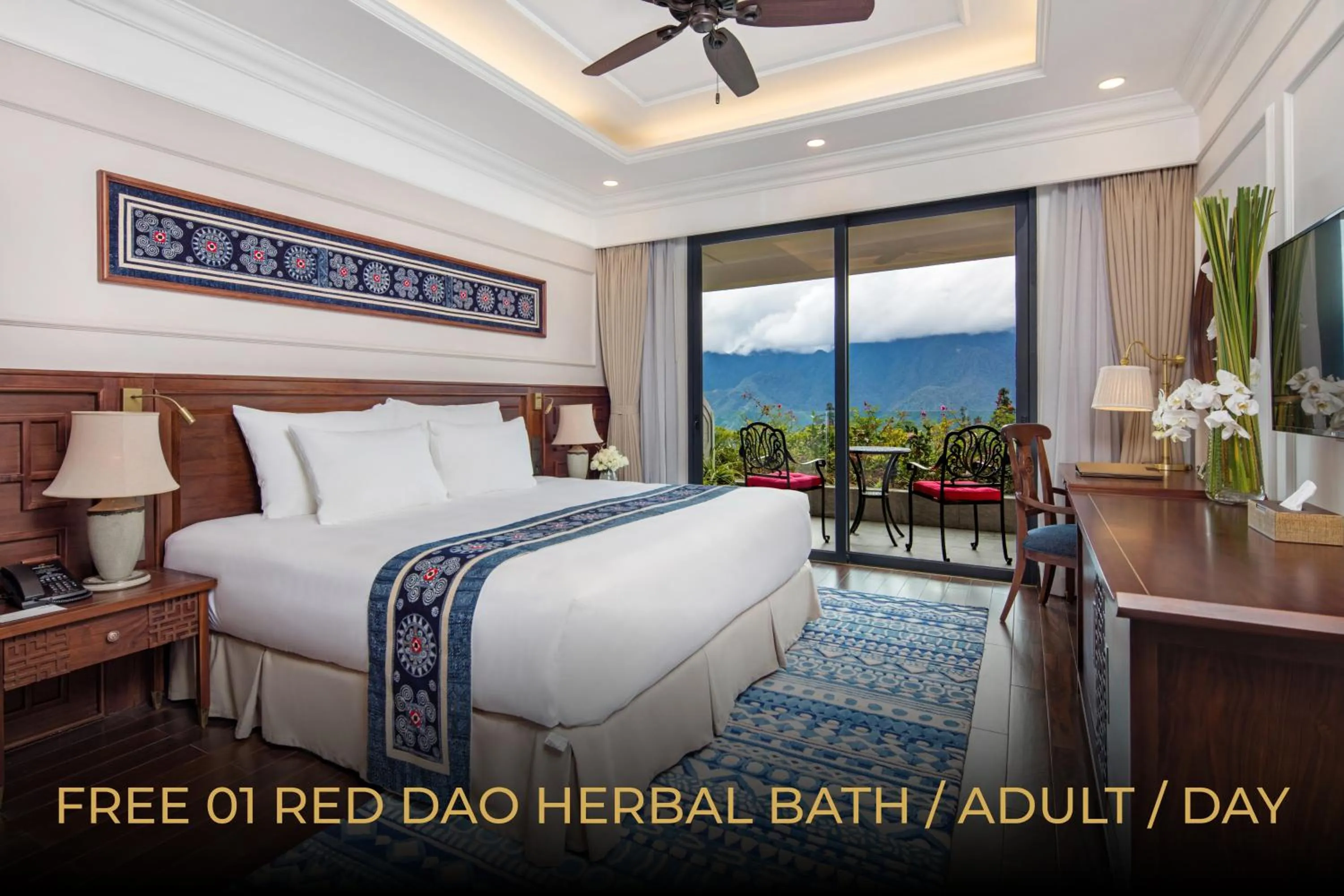 Bedroom, Bed in Silk Path Grand Sapa Resort & Spa