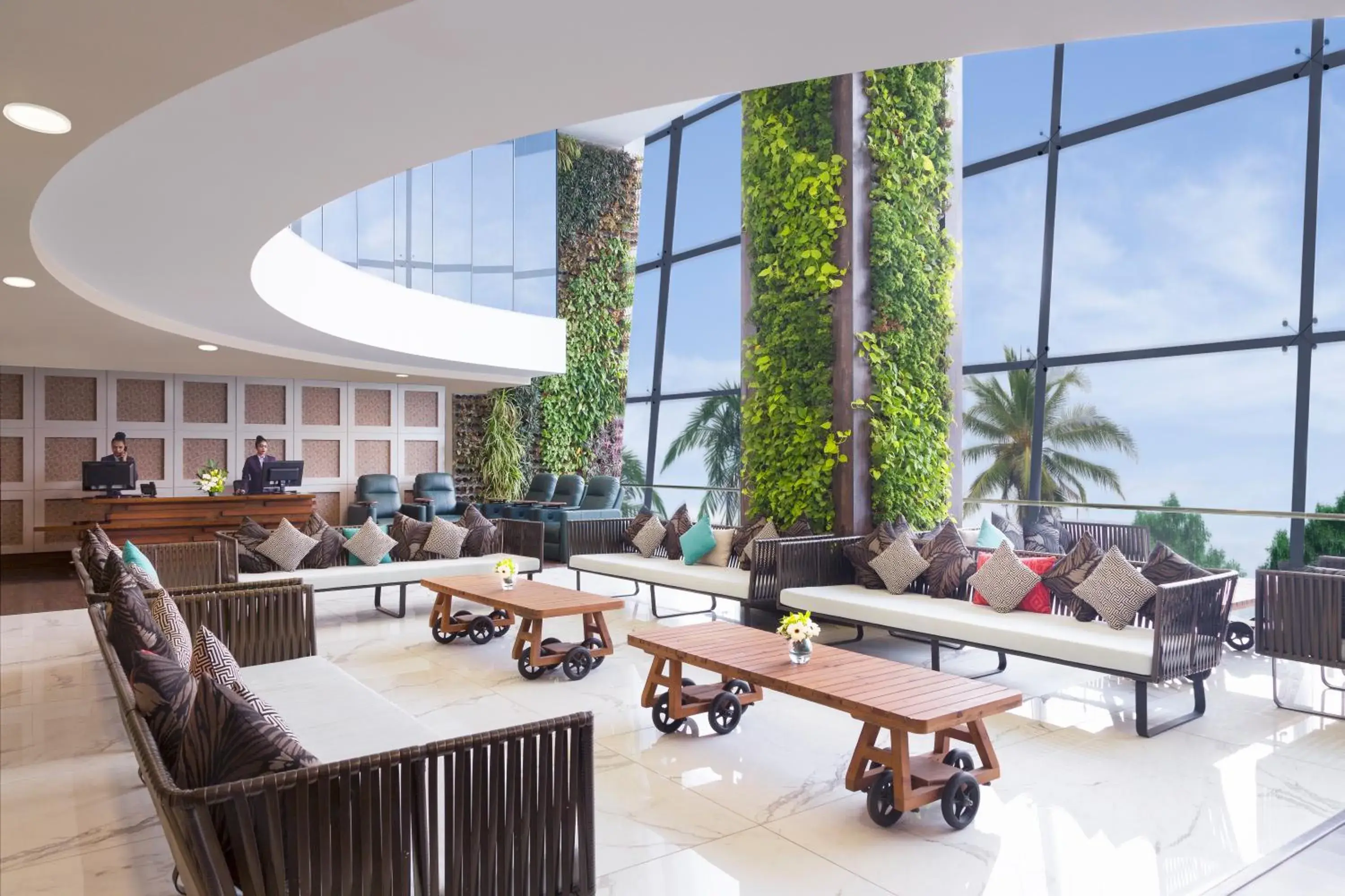 Lobby or reception in Regenta Central Hotel & Convention Centre Nagpur Lobby or reception in Regenta Central Hotel & Convention Centre Nagpur