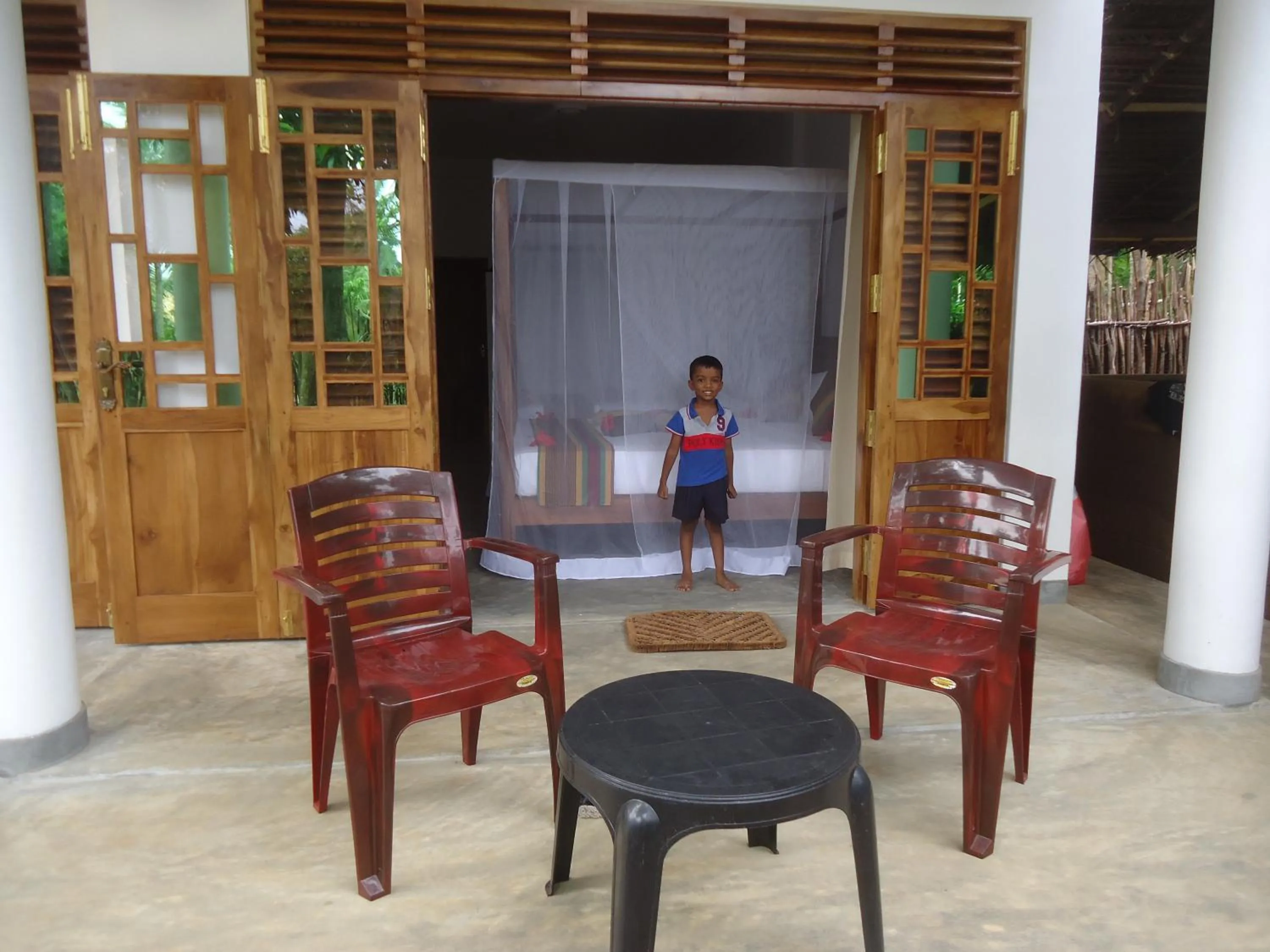 Garden view in Hiriketiya White House