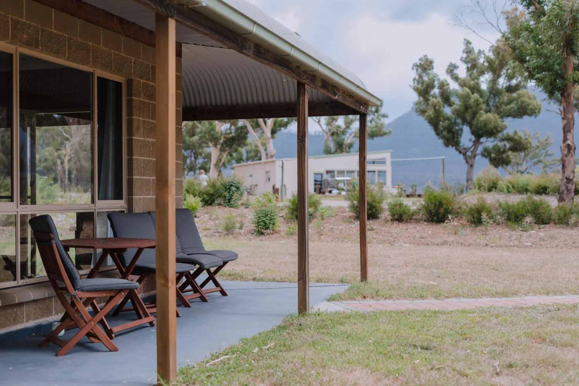 Patio in Banksia Park Cottages