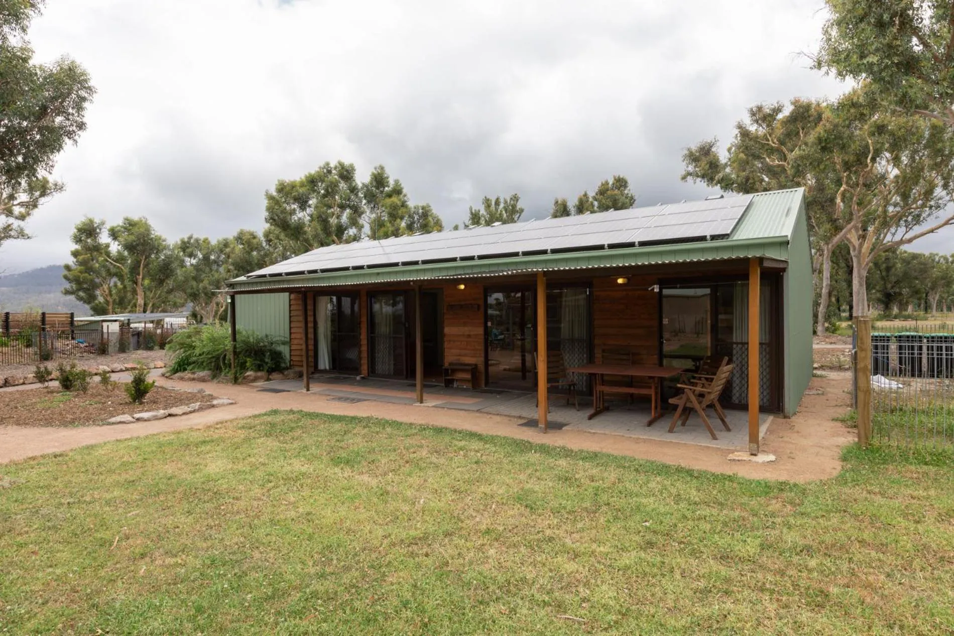 Facade/entrance in Banksia Park Cottages