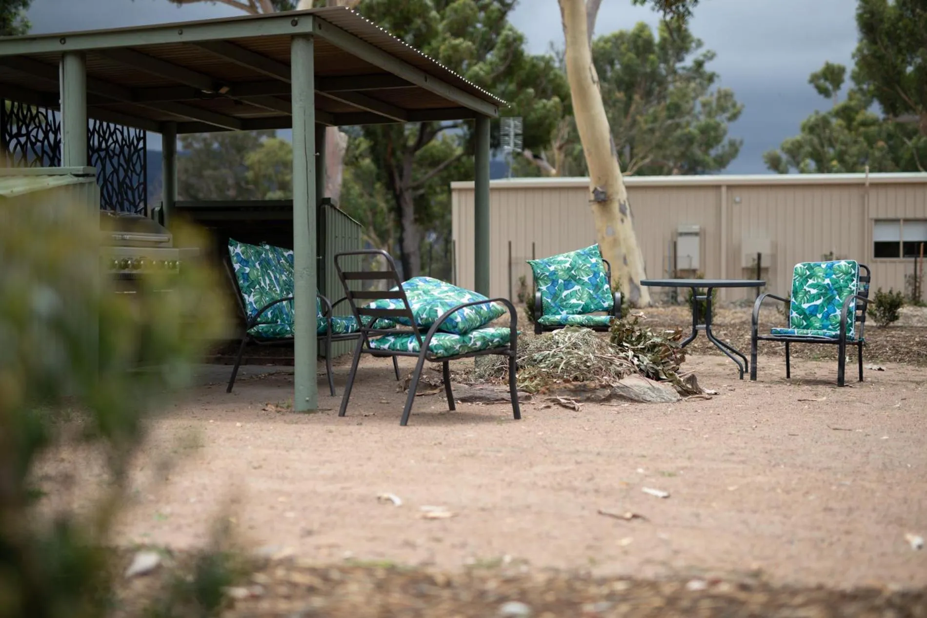 BBQ facilities in Banksia Park Cottages