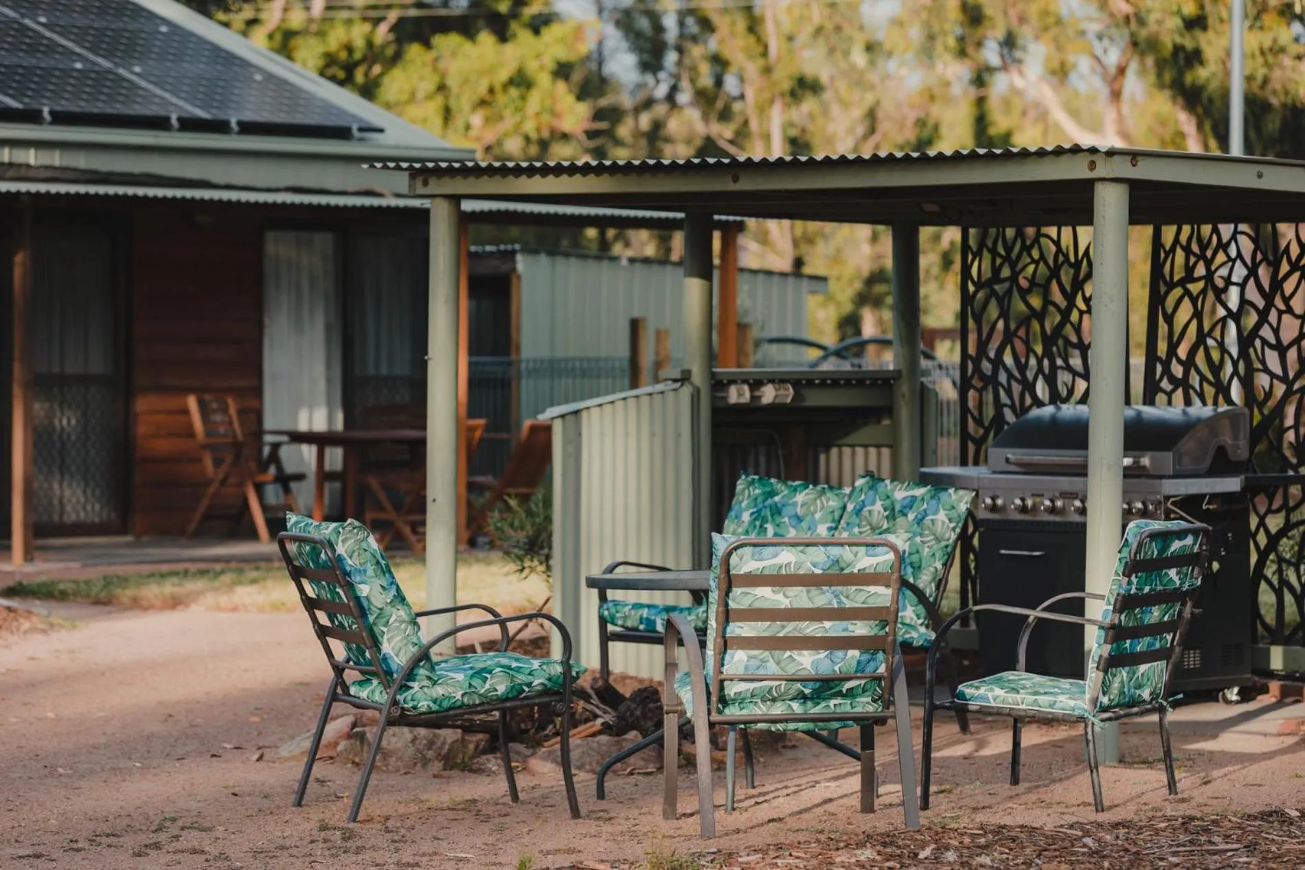 BBQ facilities in Banksia Park Cottages