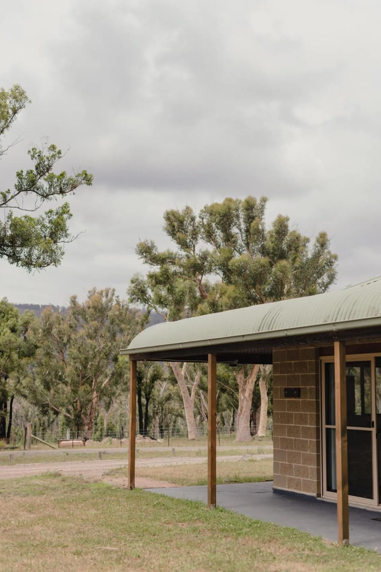Facade/entrance in Banksia Park Cottages