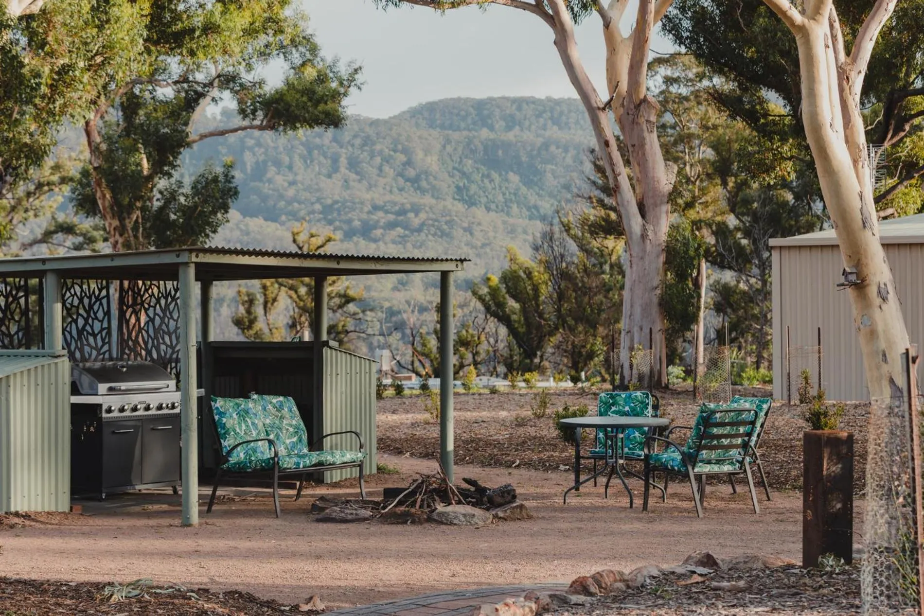 BBQ facilities in Banksia Park Cottages