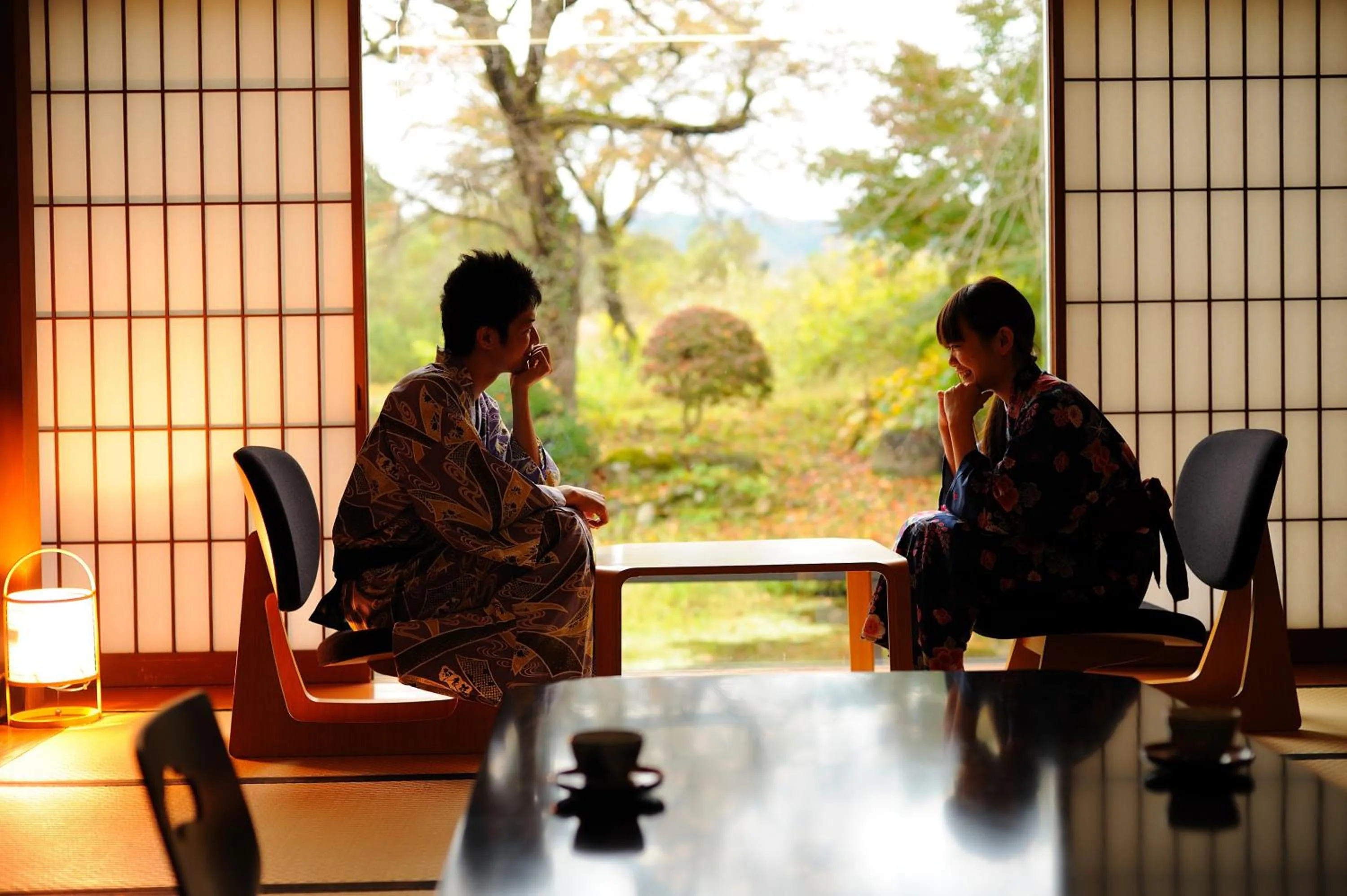 People in Onogawa Onsen Kajikaso