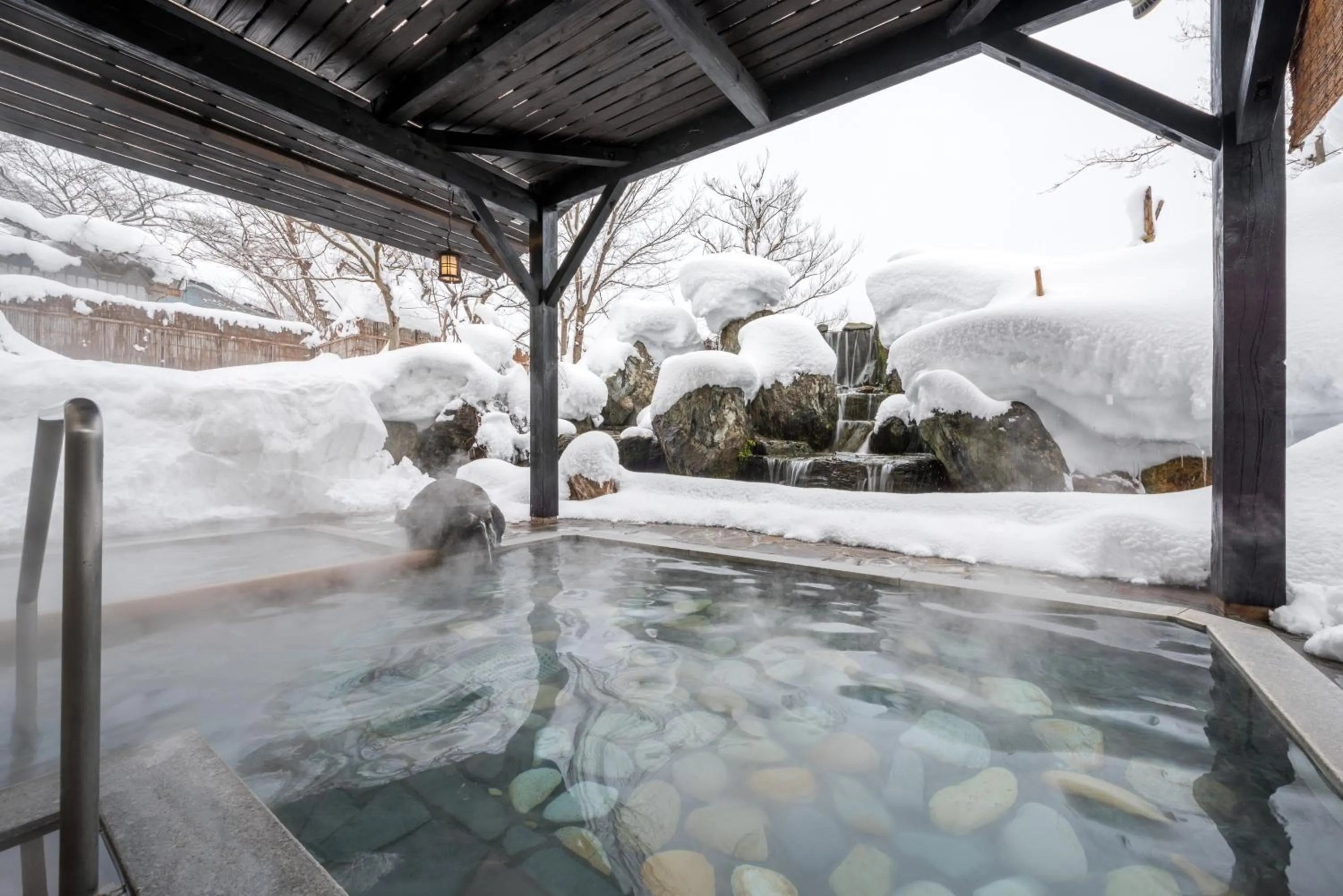 Open Air Bath in Onogawa Onsen Kajikaso