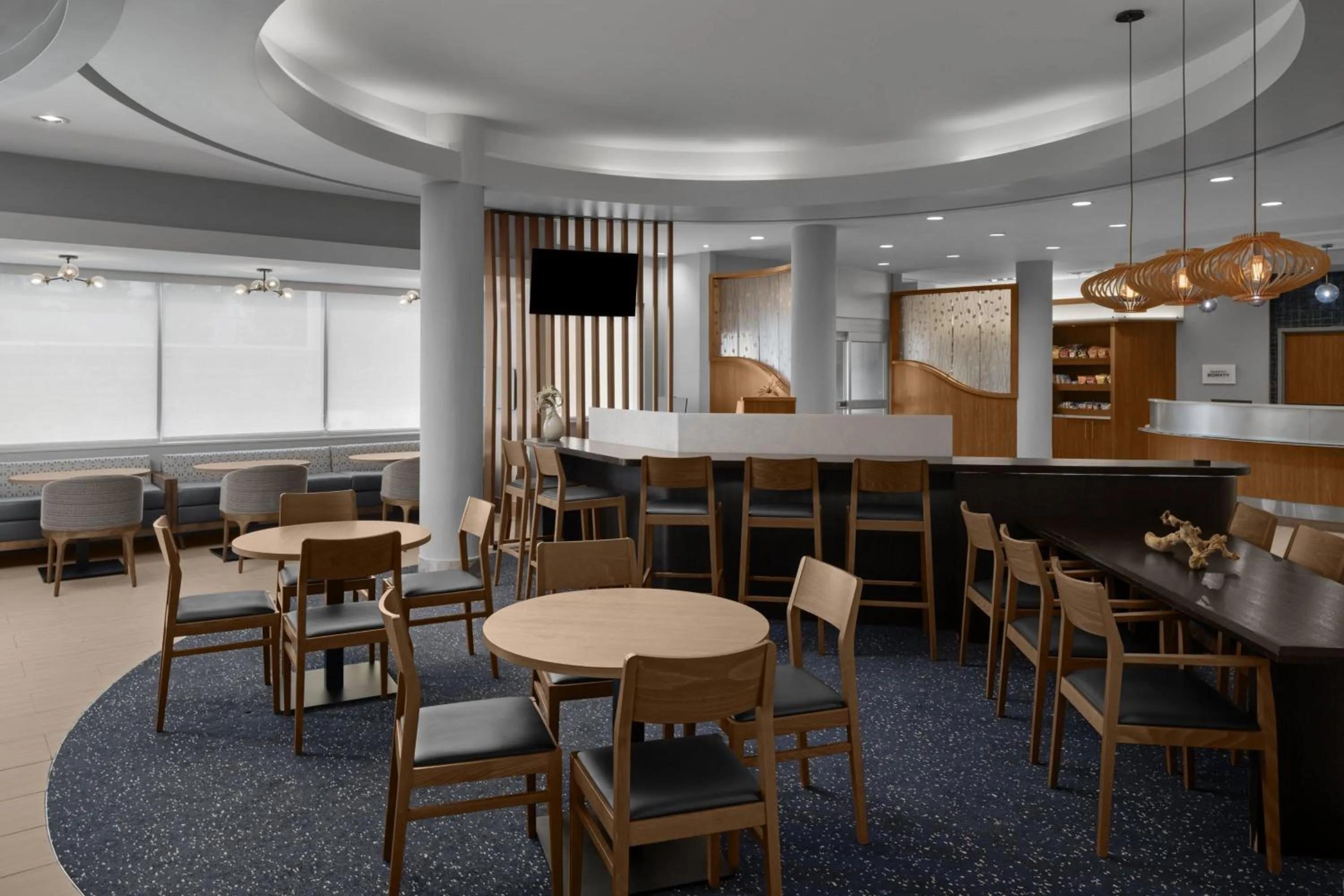 Lobby or reception in SpringHill Suites Houston Intercontinental Airport