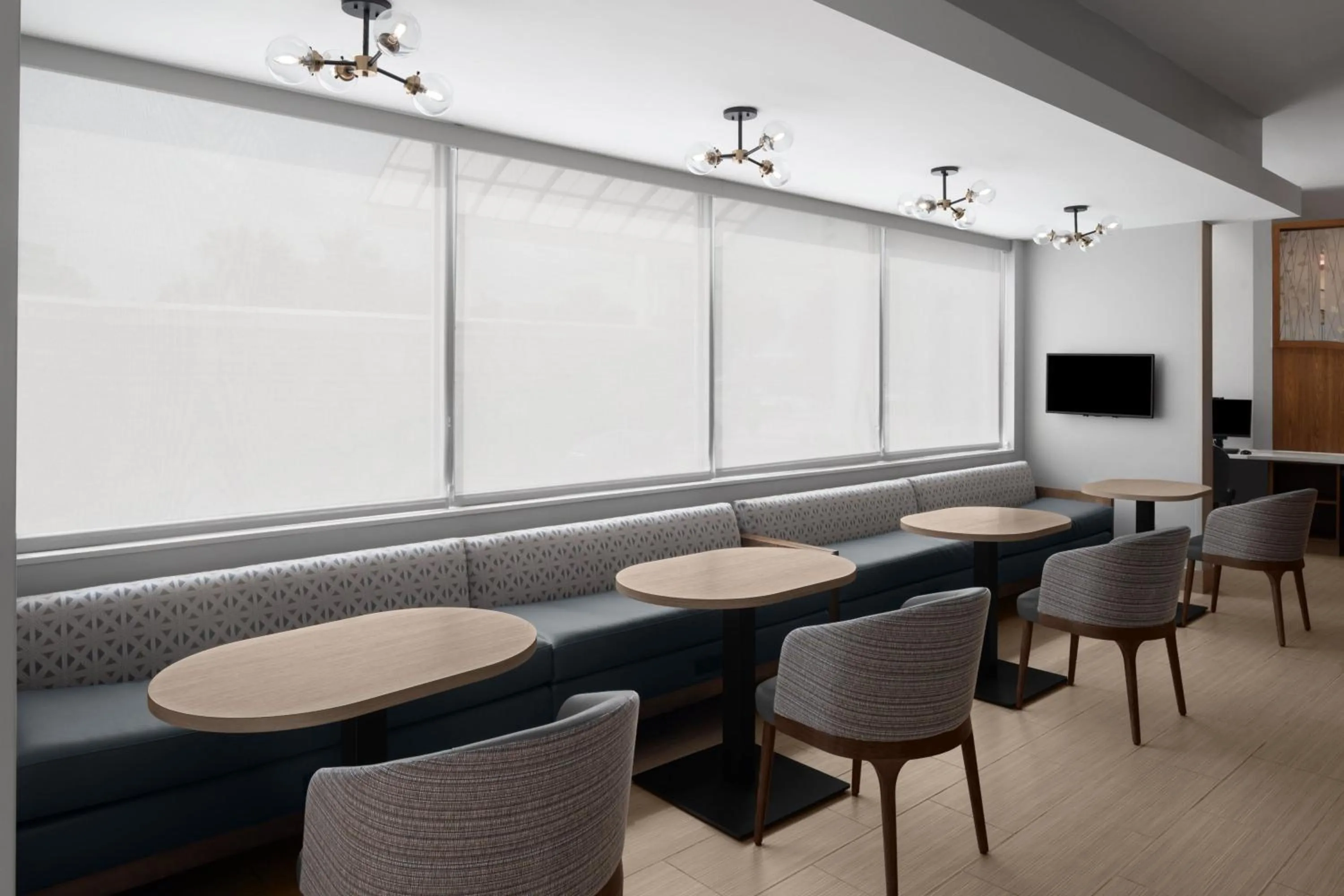 Lobby or reception in SpringHill Suites Houston Intercontinental Airport