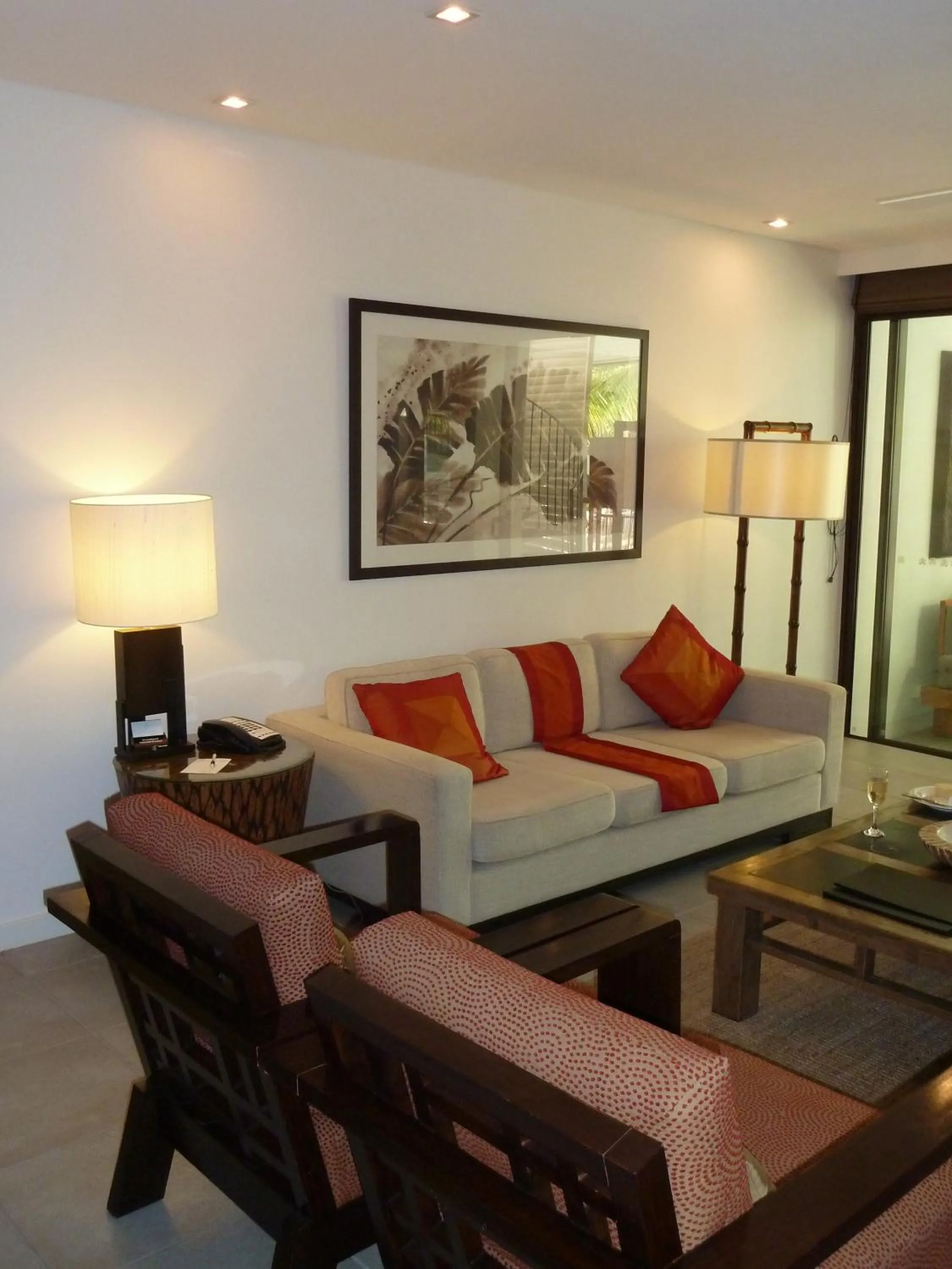 Living room in Penthouse 239 at See Temple Port Douglas