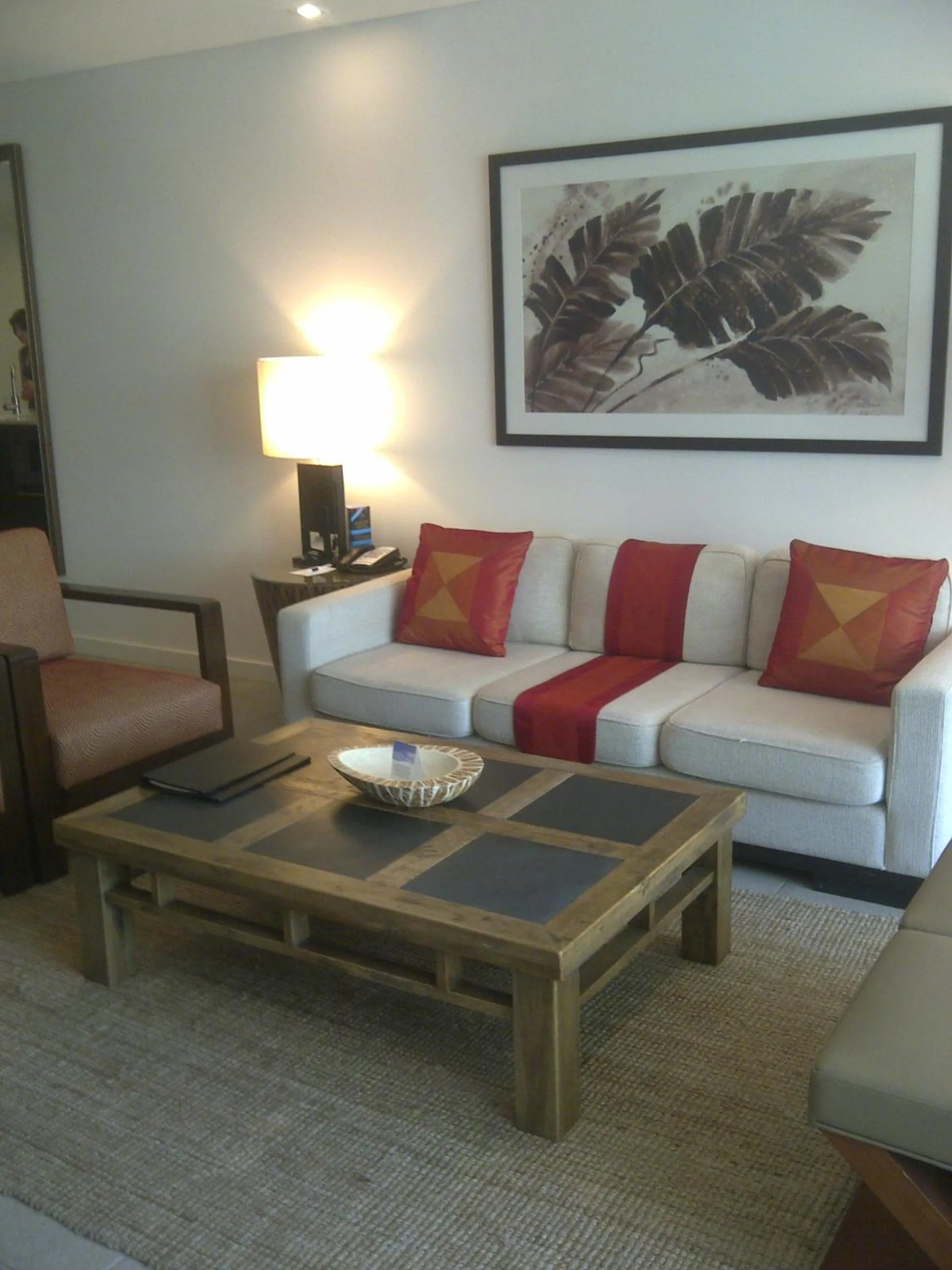 Living room in Penthouse 239 at See Temple Port Douglas