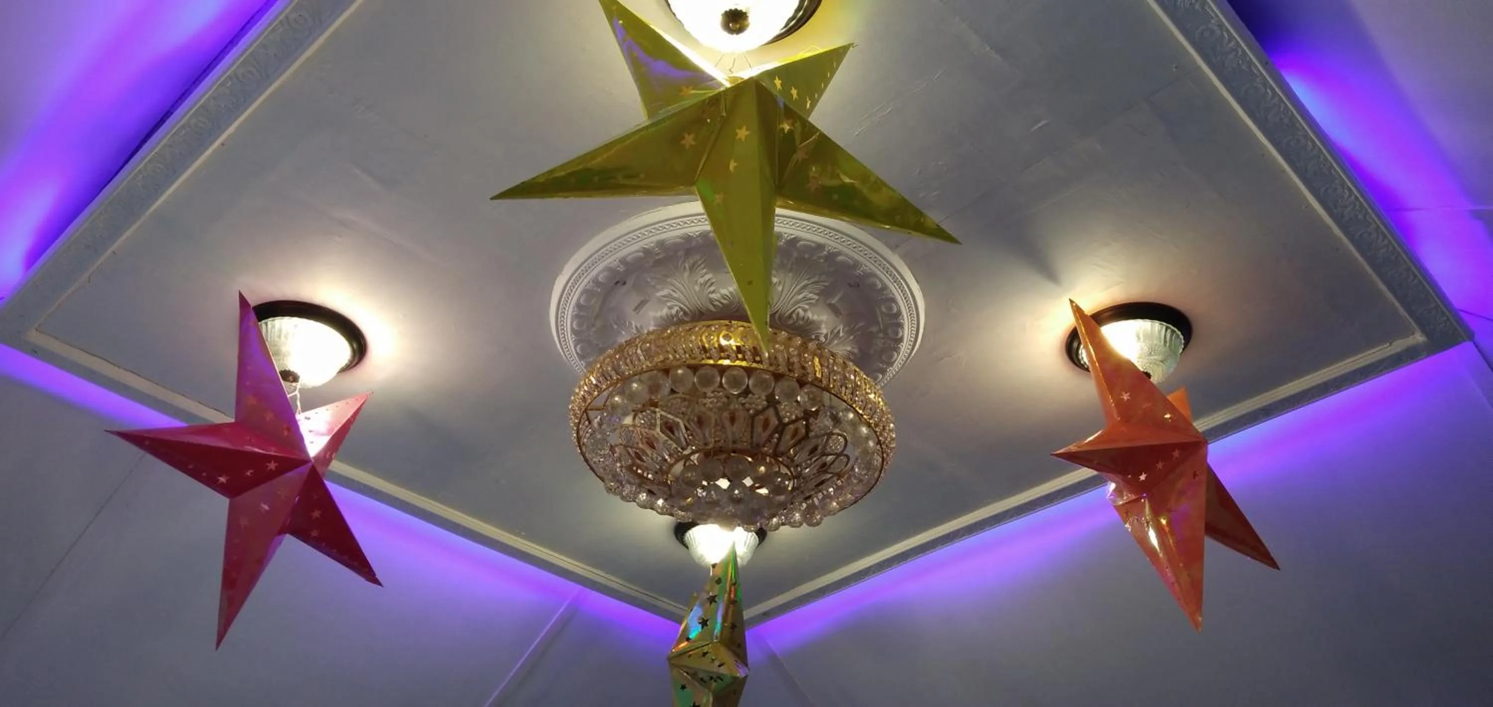 Seating area in Hotel Victoriya Palace,Mcleod Ganj