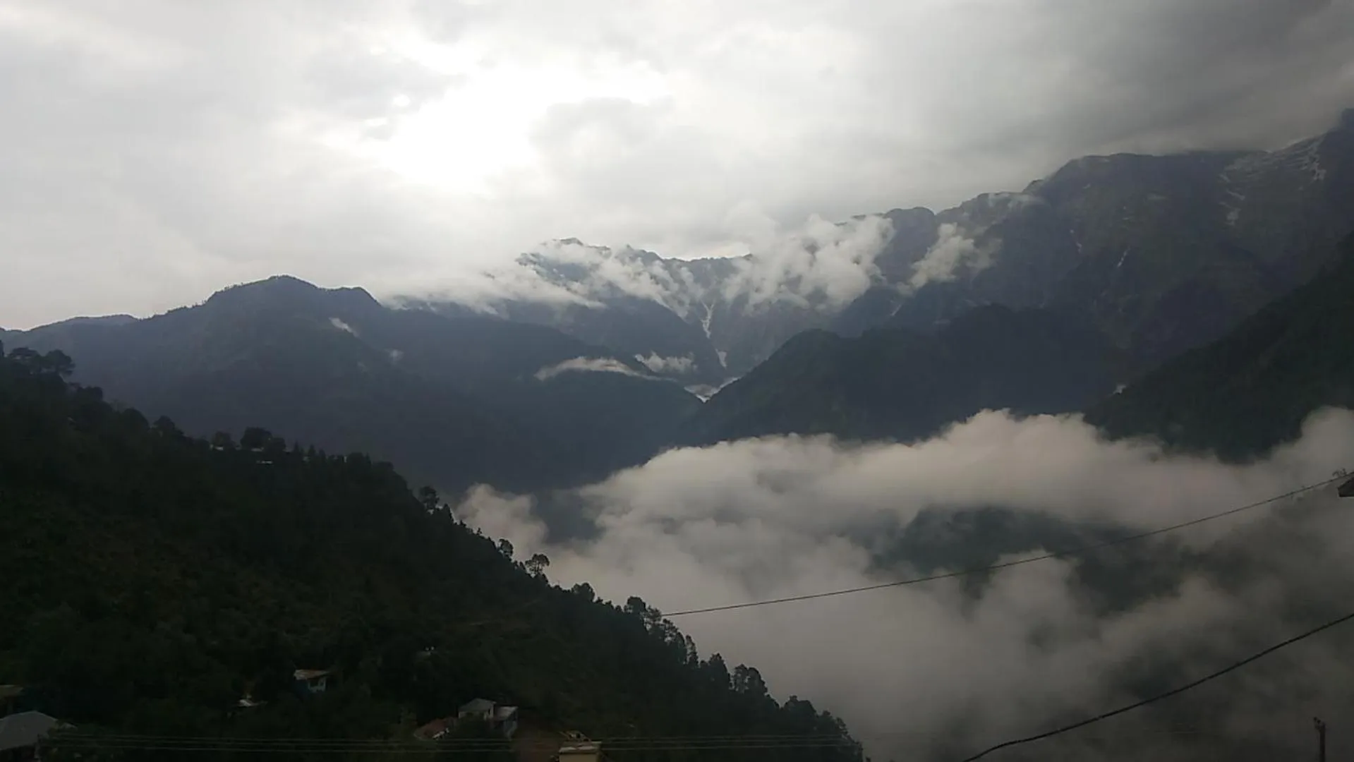 Natural landscape in Hotel Victoriya Palace,Mcleod Ganj