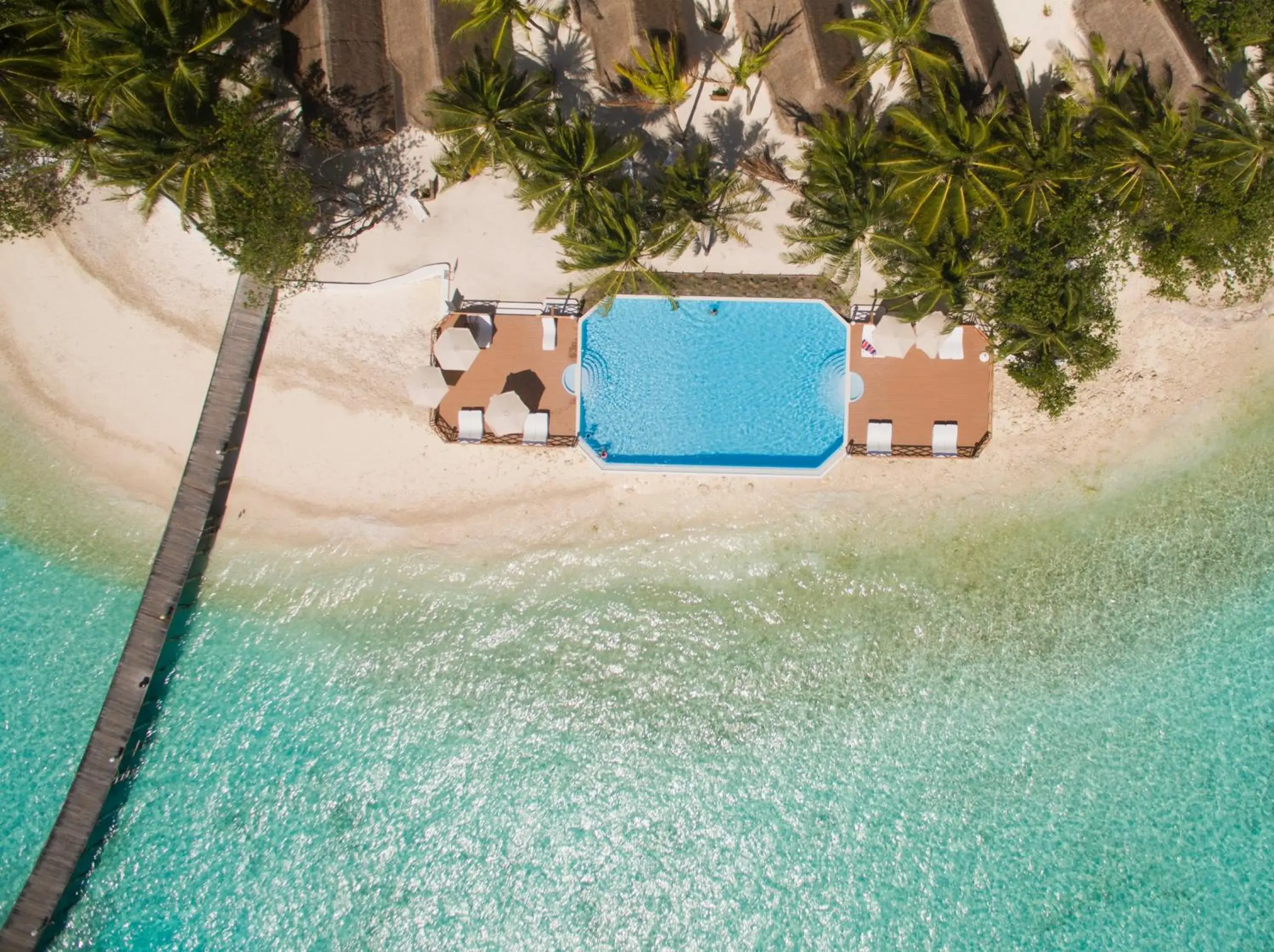 Pool view in Thulhagiri Island Resort & Spa Pool view in Thulhagiri Island Resort & Spa