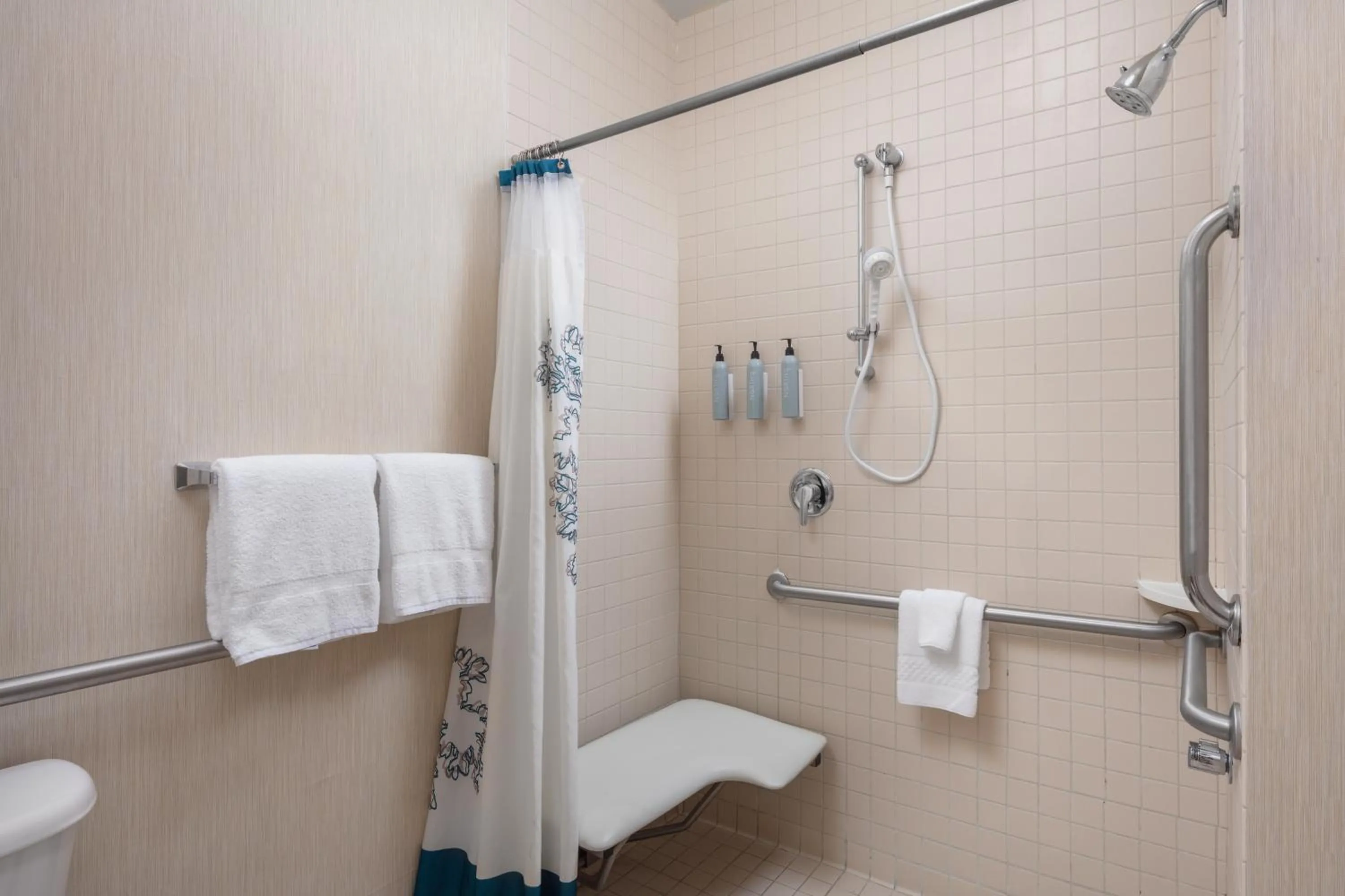 Shower in Residence Inn by Marriott Wichita East At Plazzio