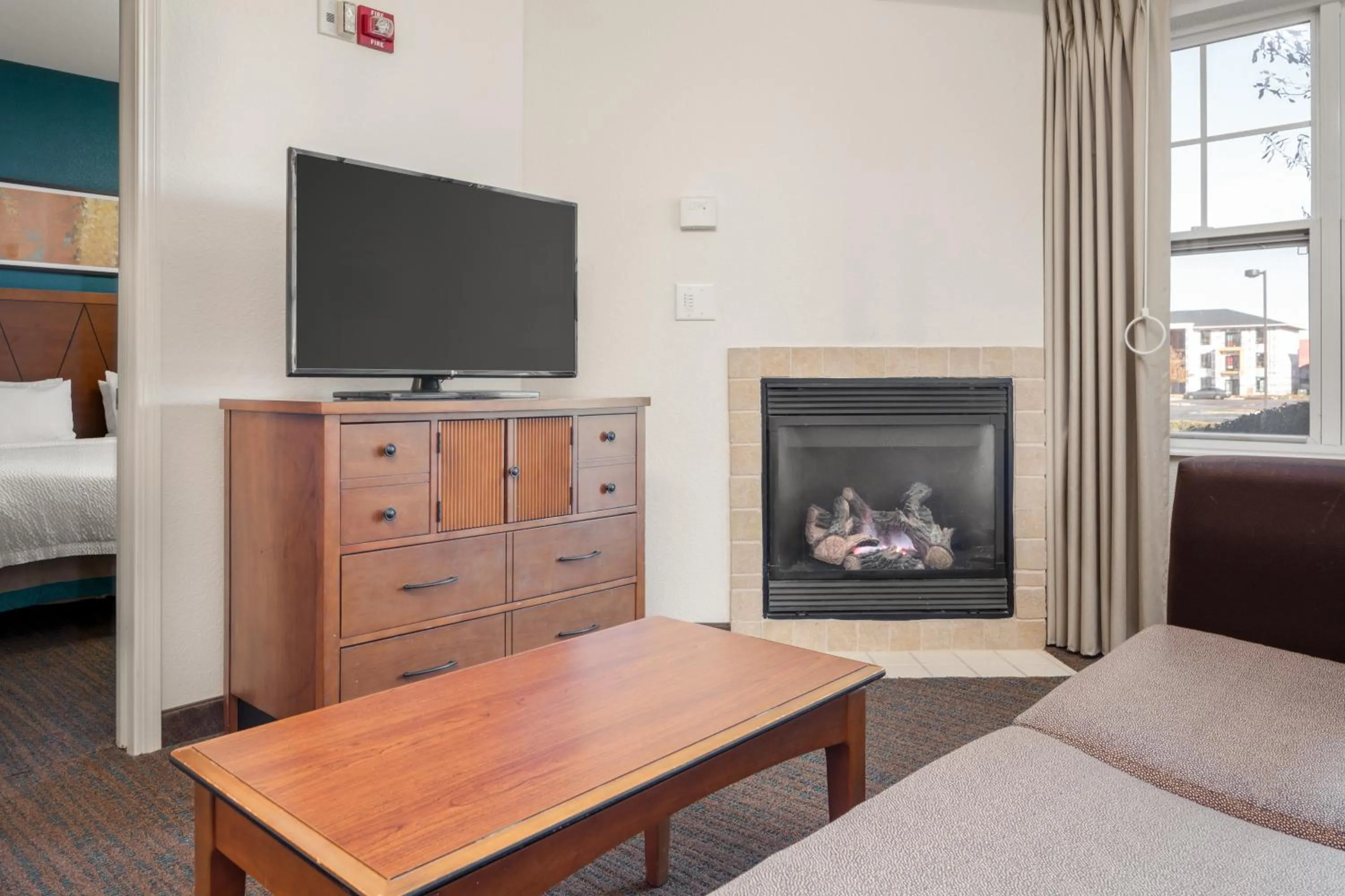 View (from property/room), Bed in Residence Inn by Marriott Wichita East At Plazzio