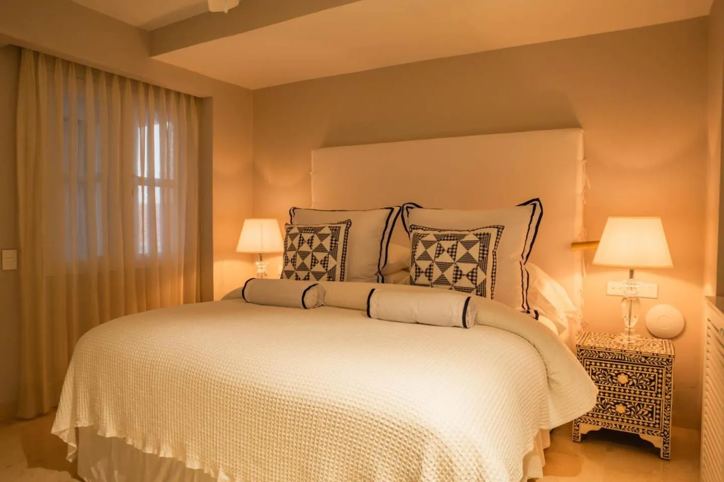 Bed in Casa La Merced by Mustique