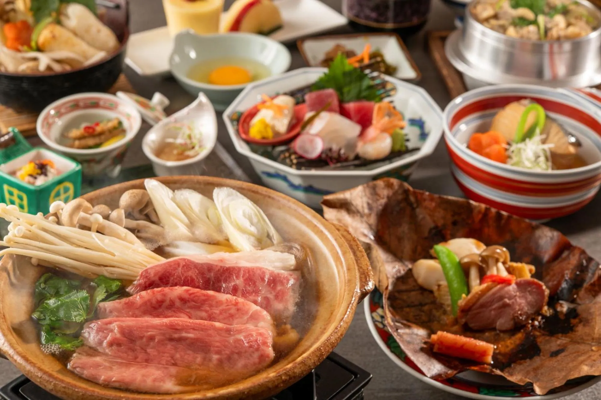 Dinner in KAMENOI HOTEL Akita Yuze