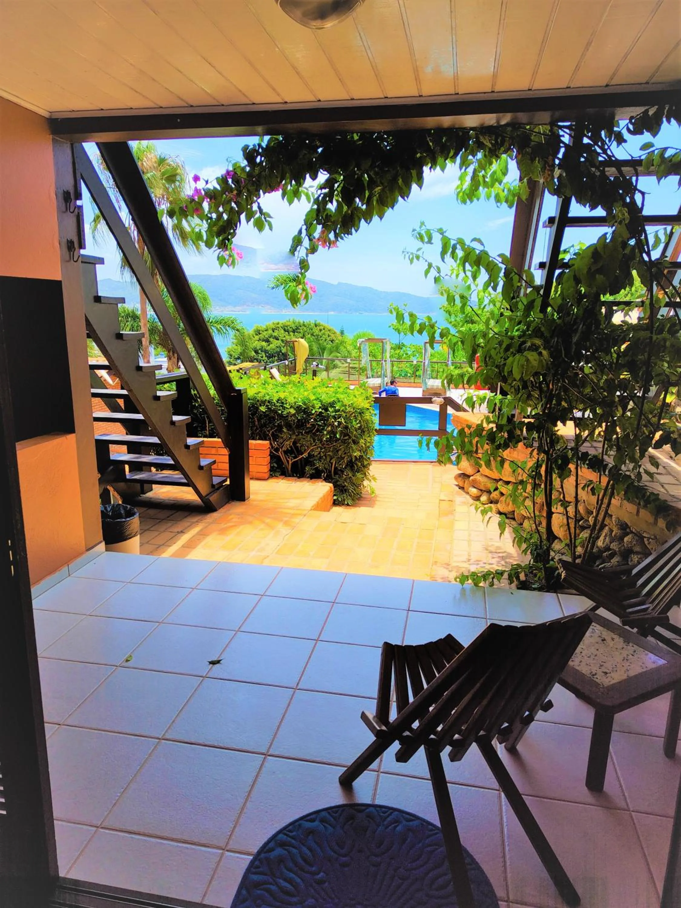 Sea view in Pousada Palmeiras