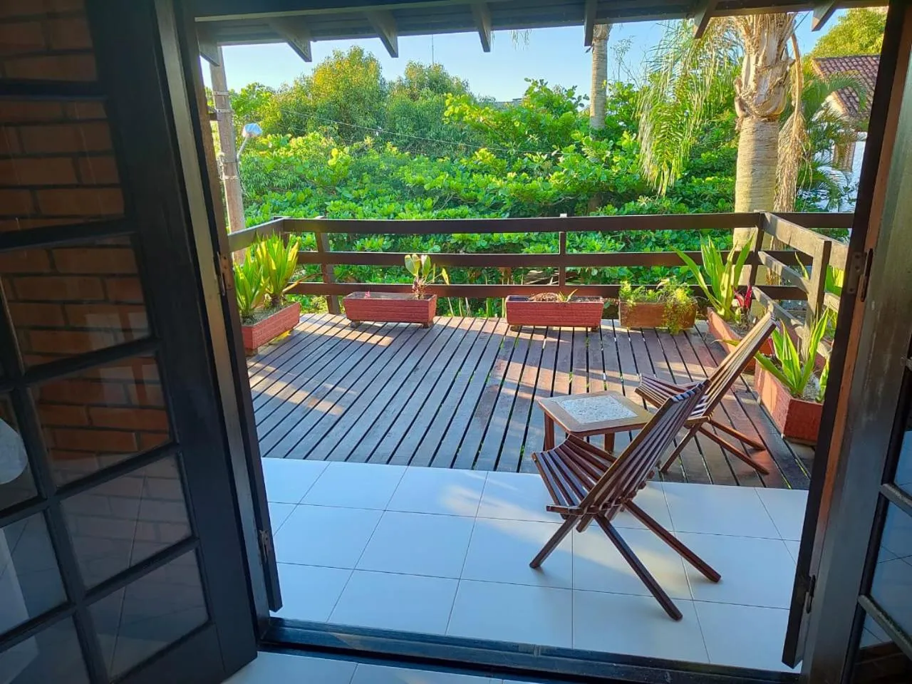 Balcony/Terrace in Pousada Palmeiras