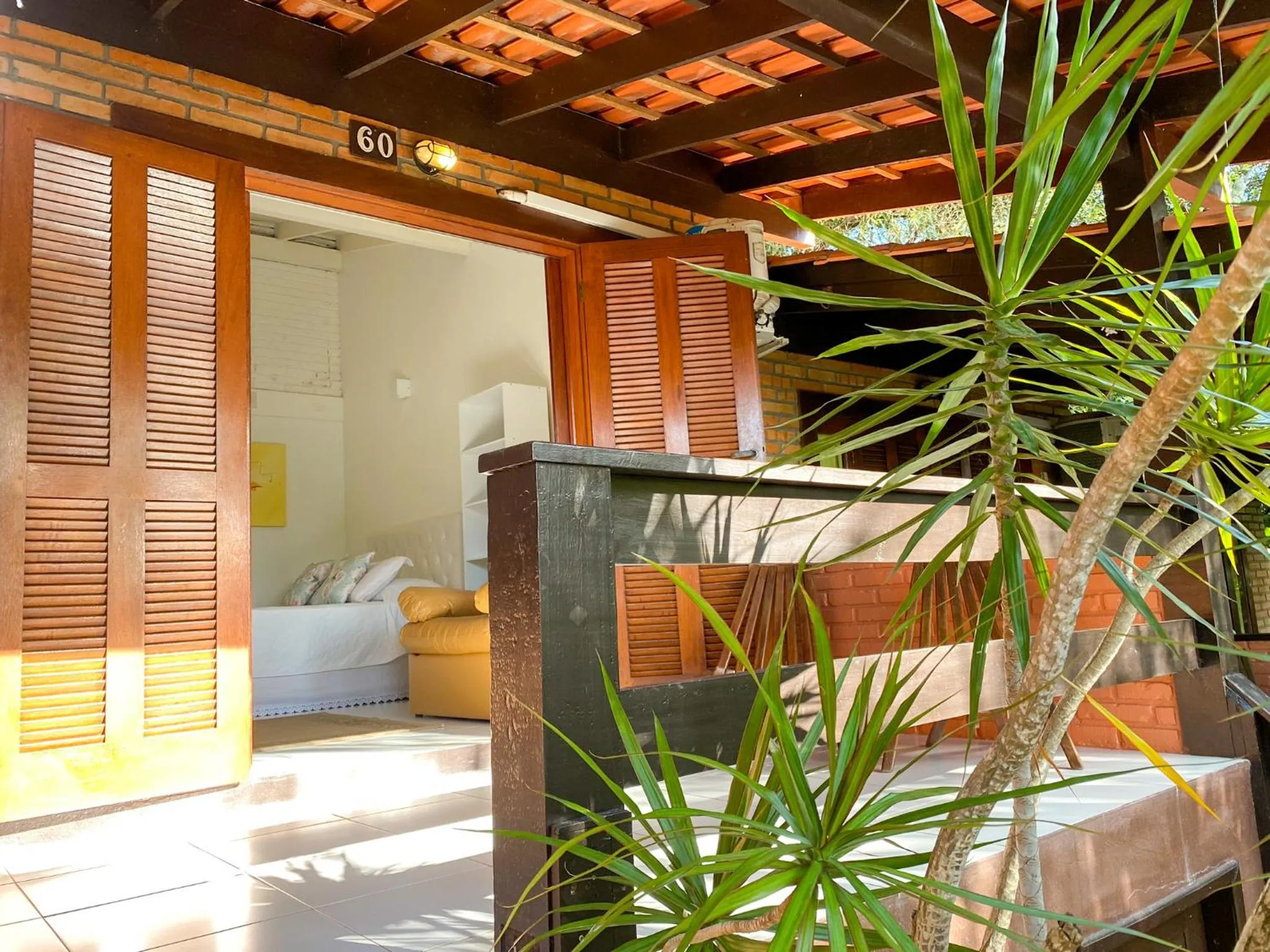 Balcony/Terrace in Pousada Palmeiras