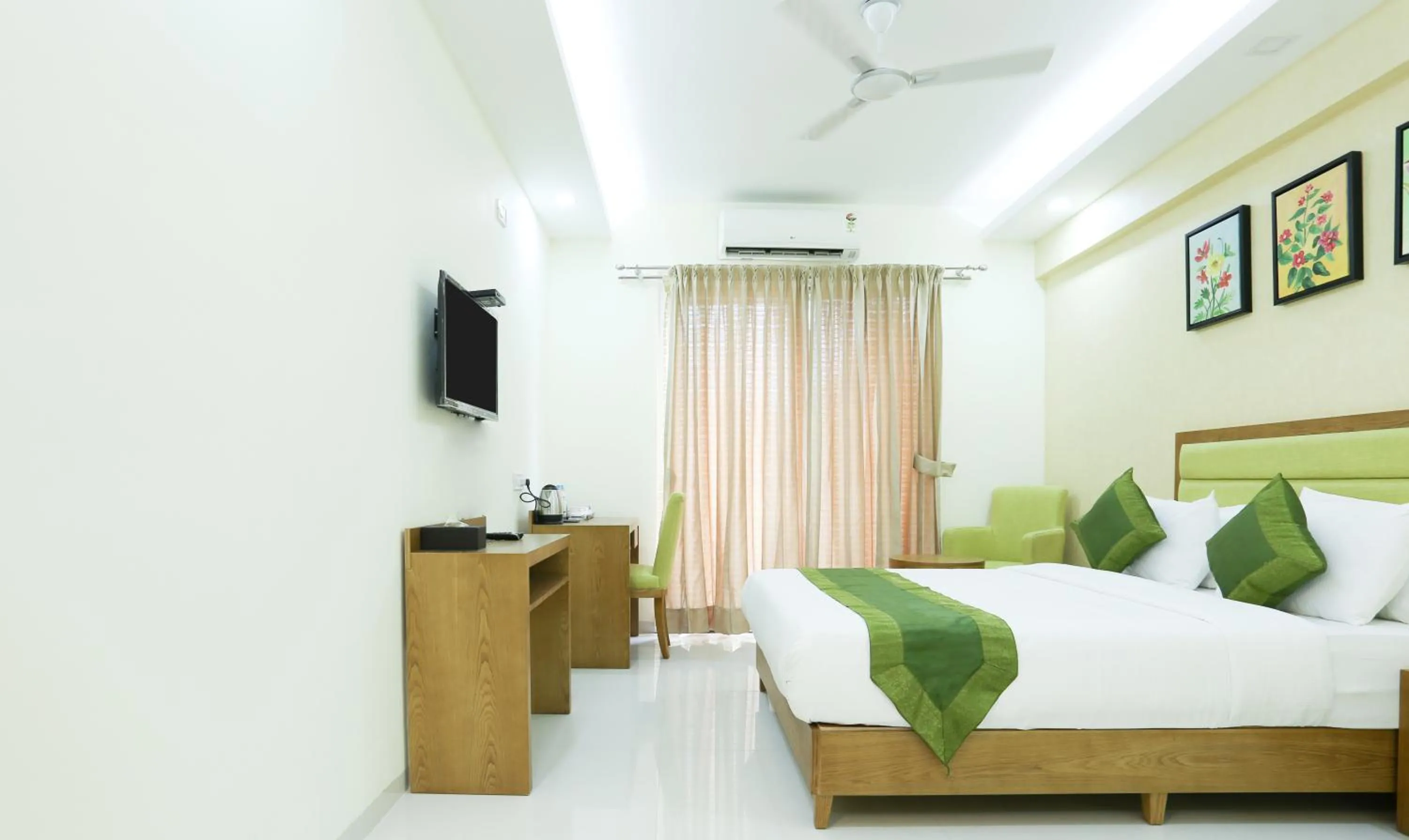 Bedroom, Bed in Treebo The Galaxy Bommasandra