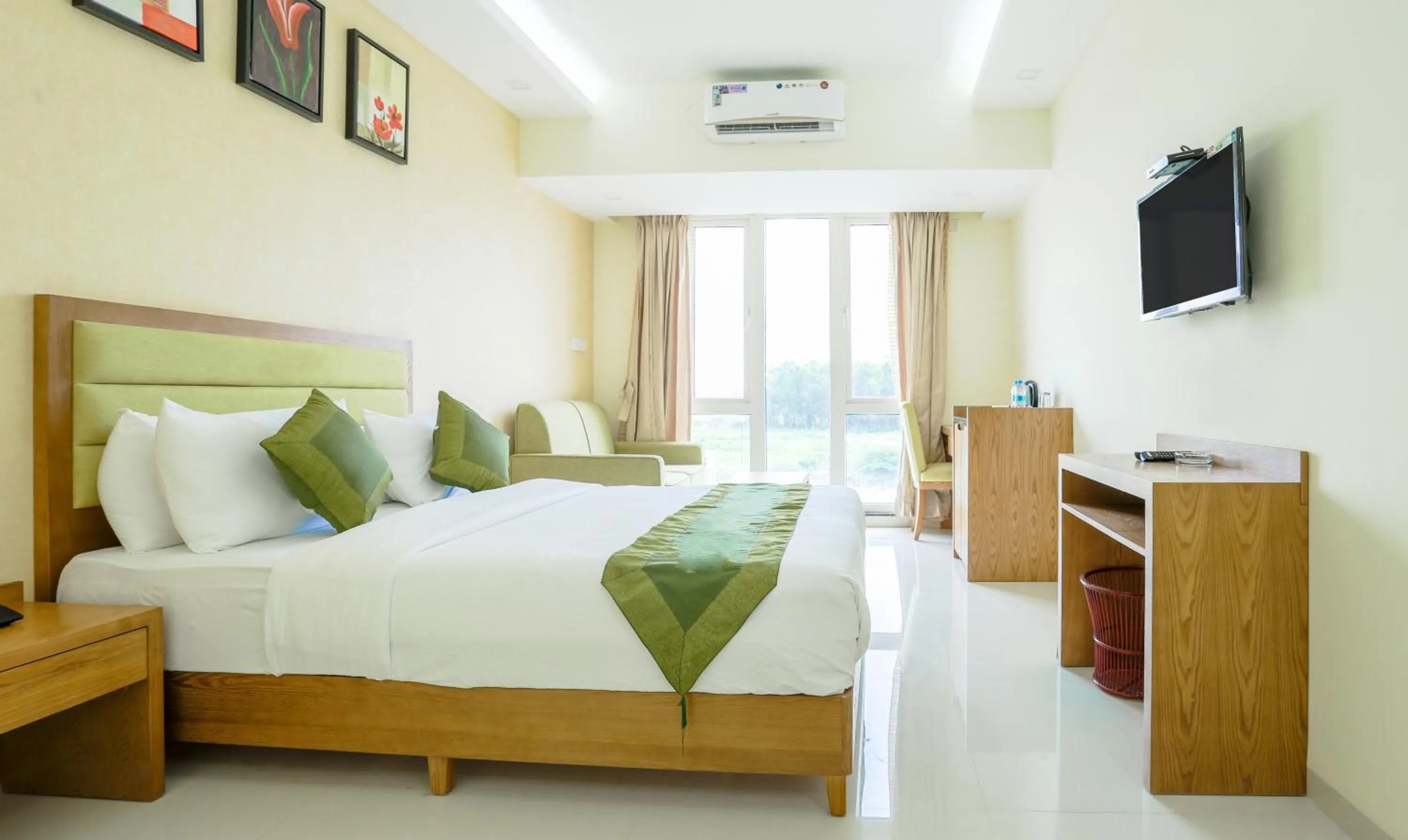 Bedroom, Bed in Treebo The Galaxy Bommasandra