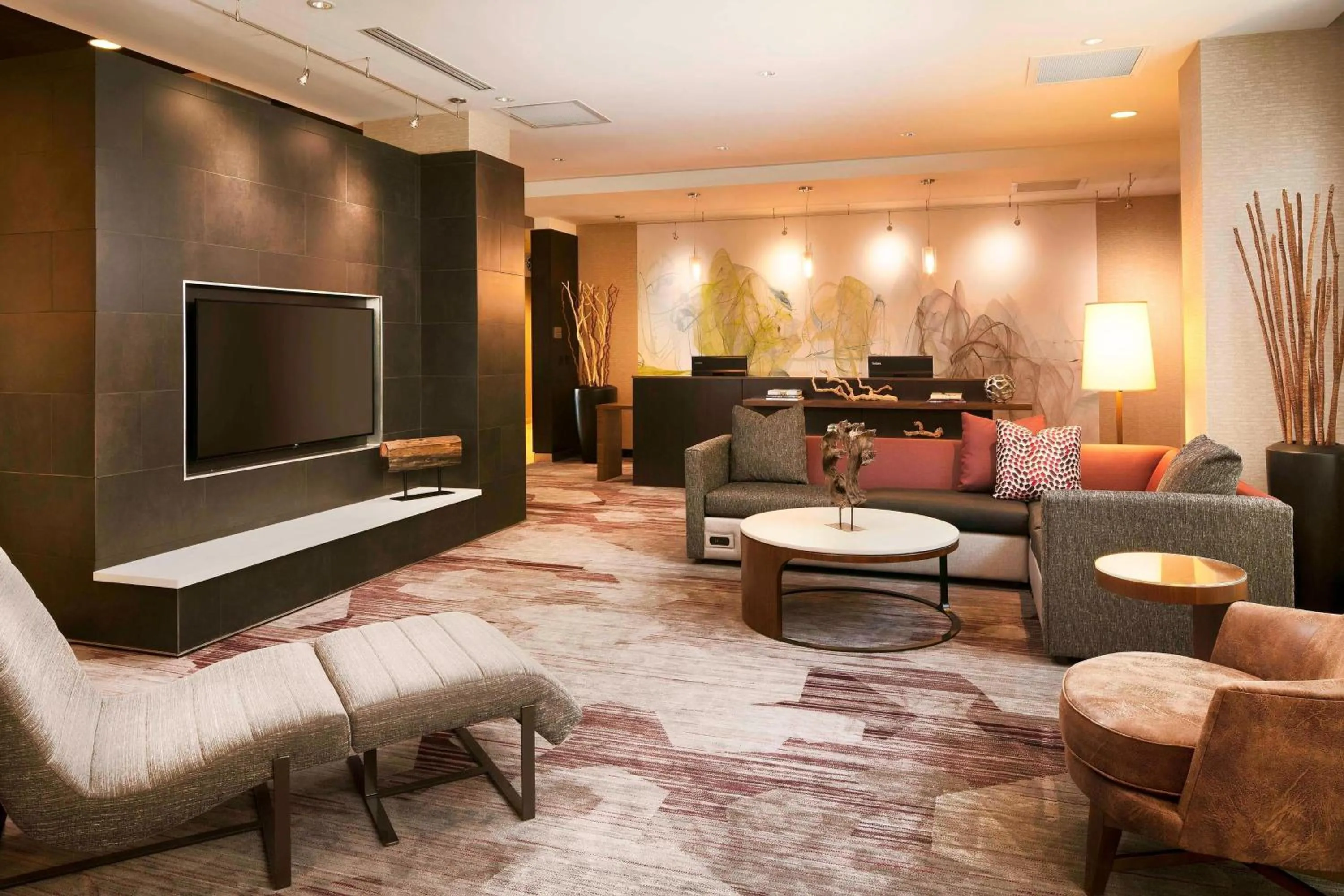 Lobby or reception in Courtyard Indianapolis Downtown