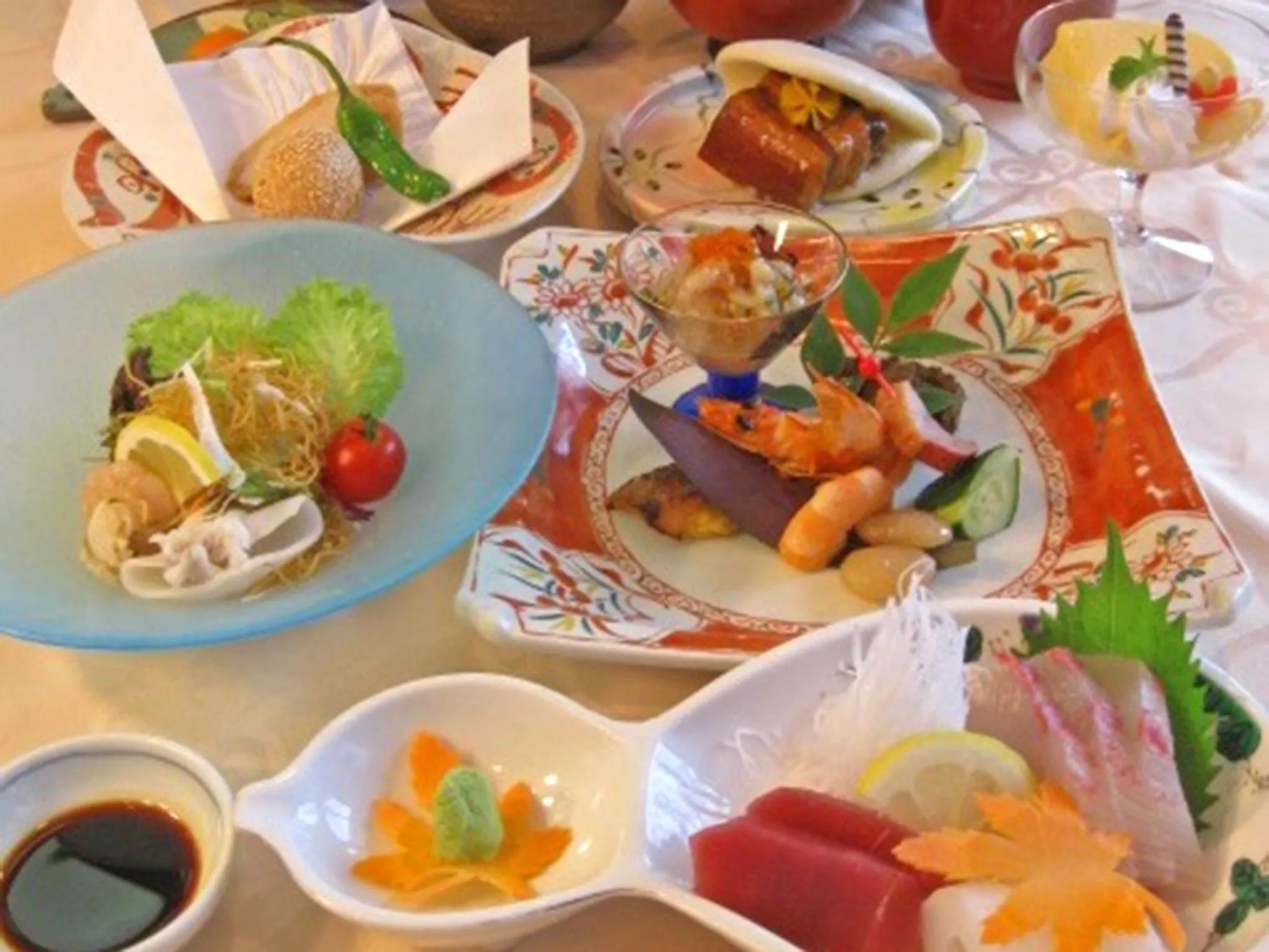 Dinner in Hotel Sainthill Nagasaki